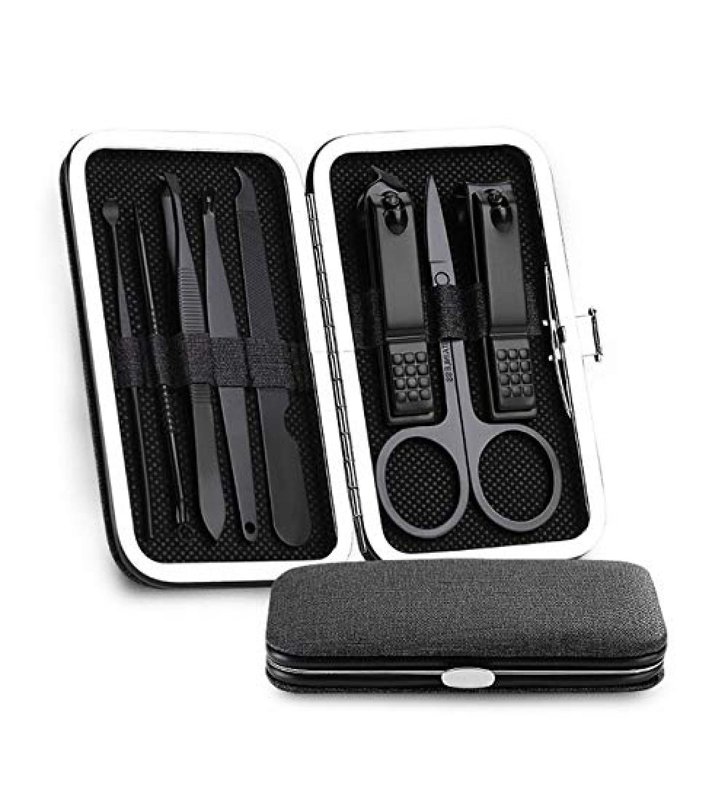 PSGS 8pcs Stainless Steel Nail Clippers Set Professional Scissors Suit with Box Trimmer Grooming Manicure Cutter Kits for Nail Tools (Color : 3) - Buy Online on GoSupps.com