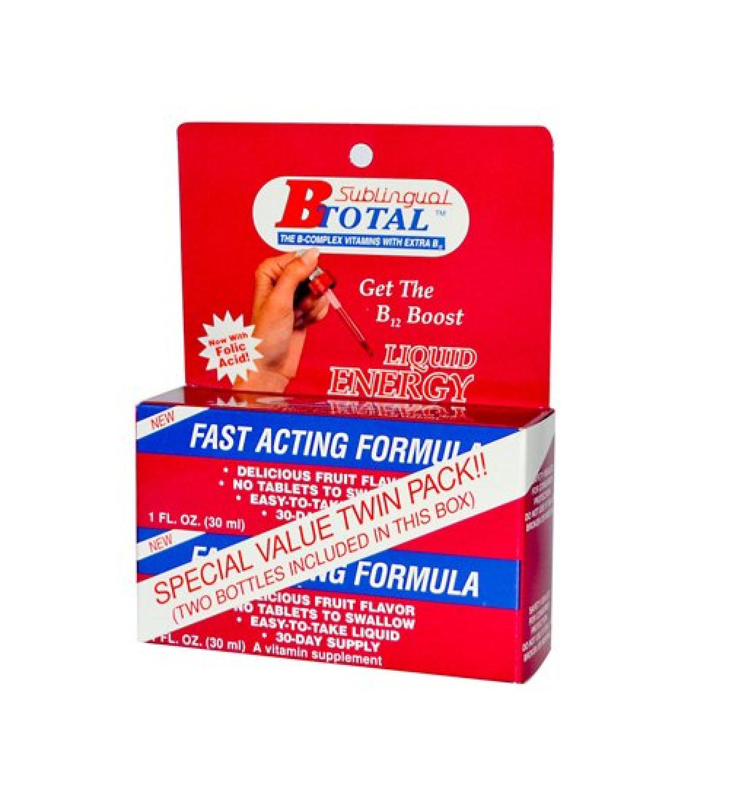 Sublingual Products B-Total Twin Pack - 2 fl oz