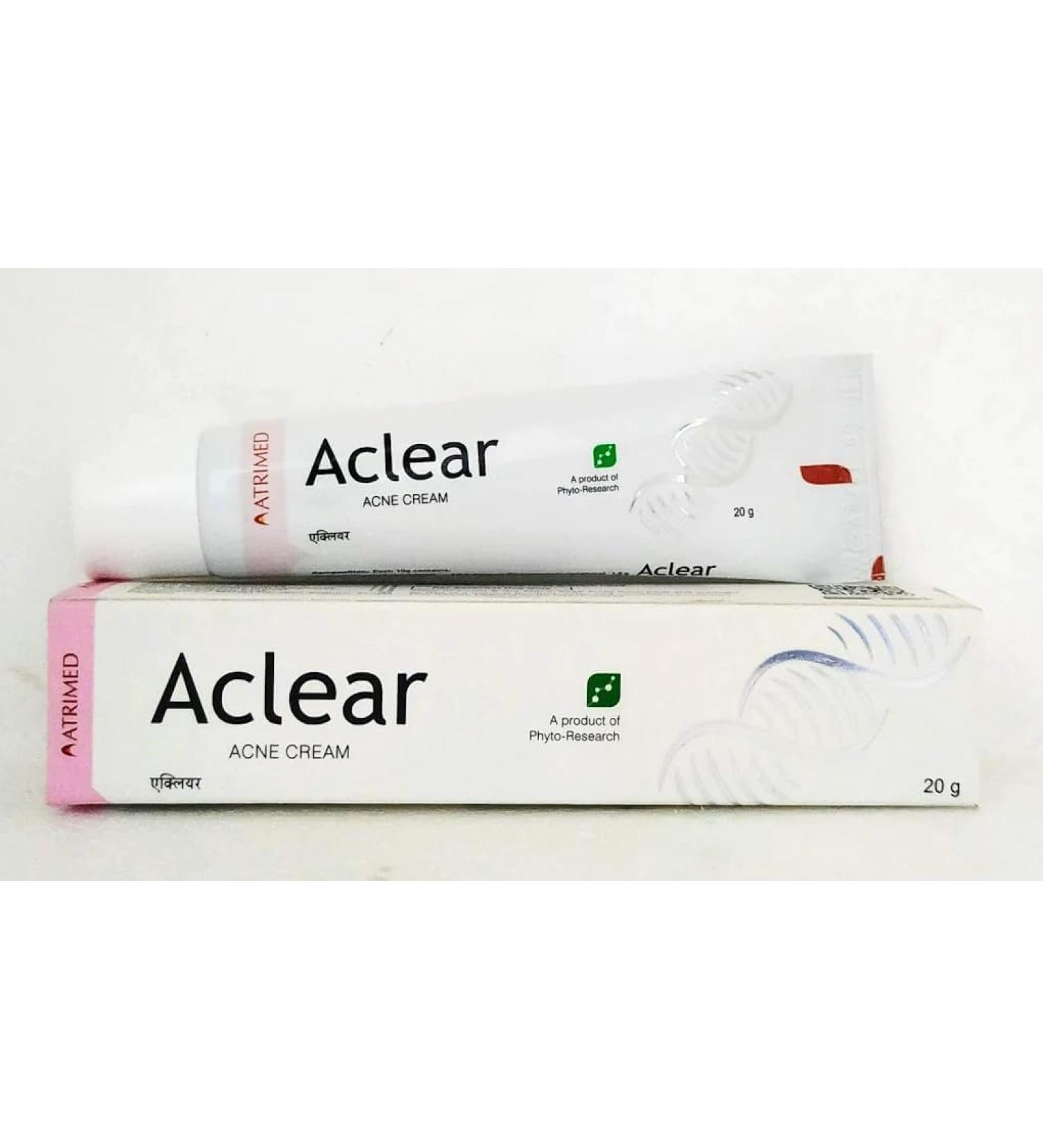 Aclear Cream (20gm) Ayurvedic & Natural Cream for Skin - by Ayur-Homeo
