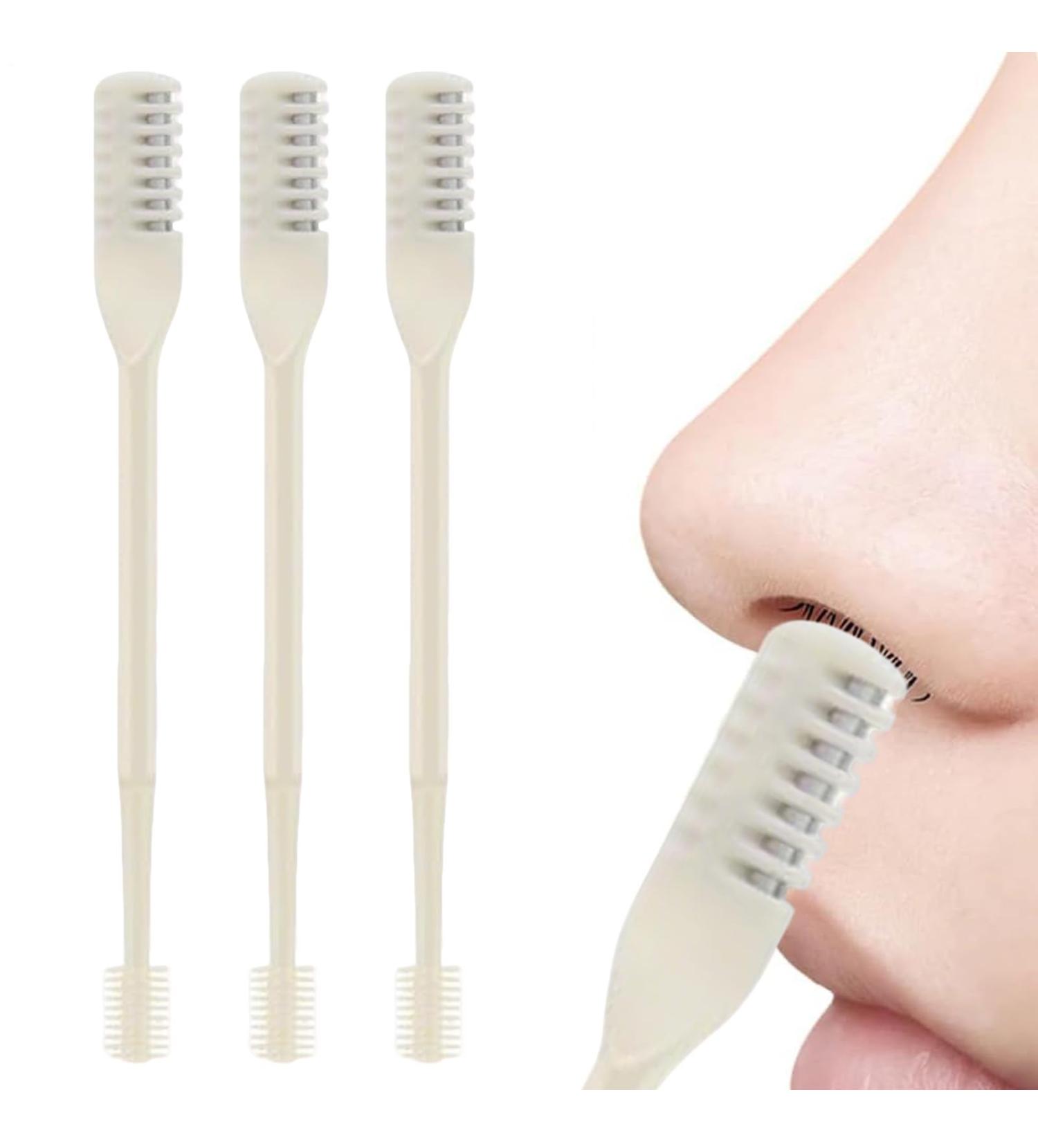 Nose Hair Trimmer for Women Double Sided Nose Clipper 360 Degree Rotating Grooming Device for Women and Men Yellow - Buy Online on GoSupps.com