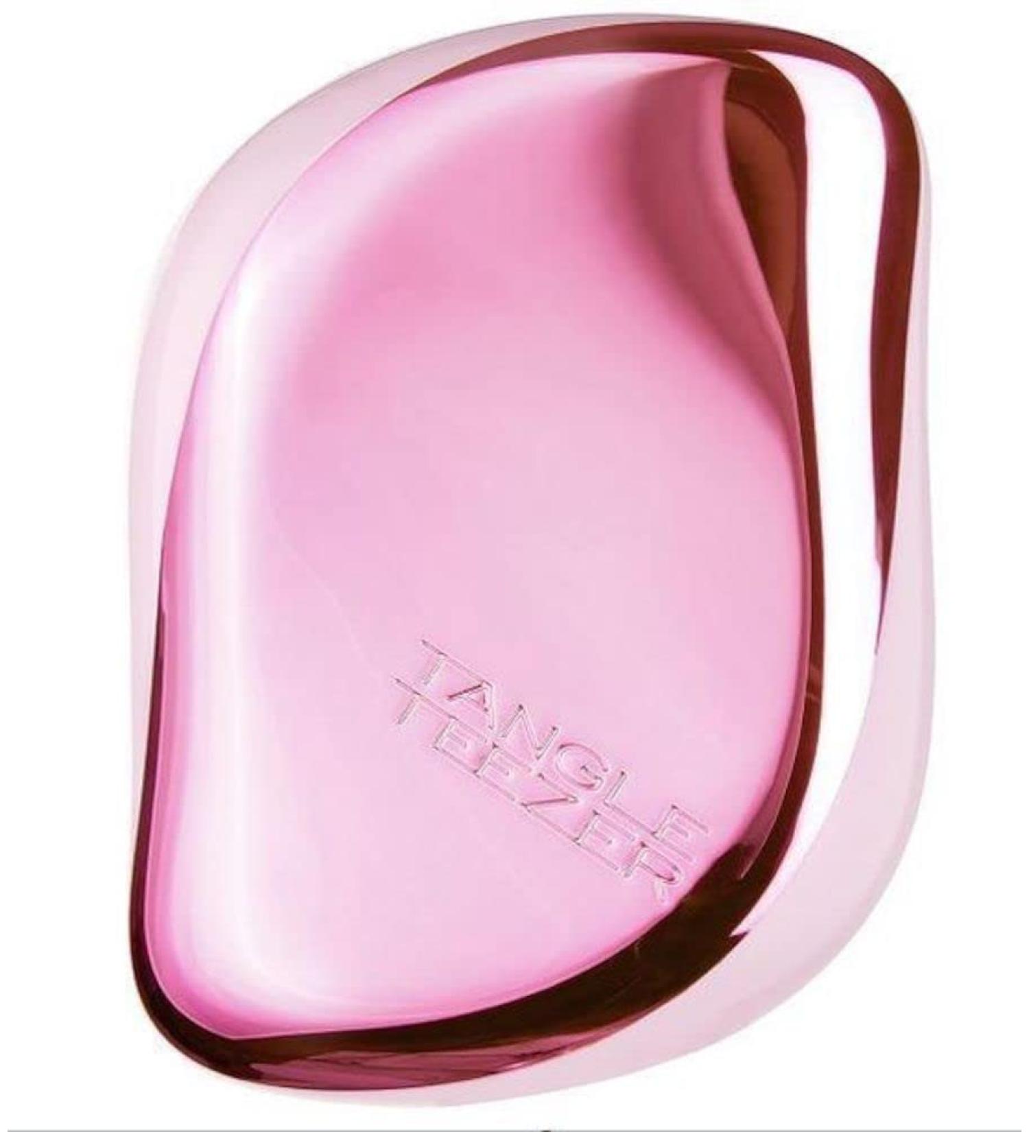 Tangle Teezer | The Compact Styler Detangling Hairbrush Wet & Dry Hair | Perfect Traveling & On The Go | Baby Doll Pink