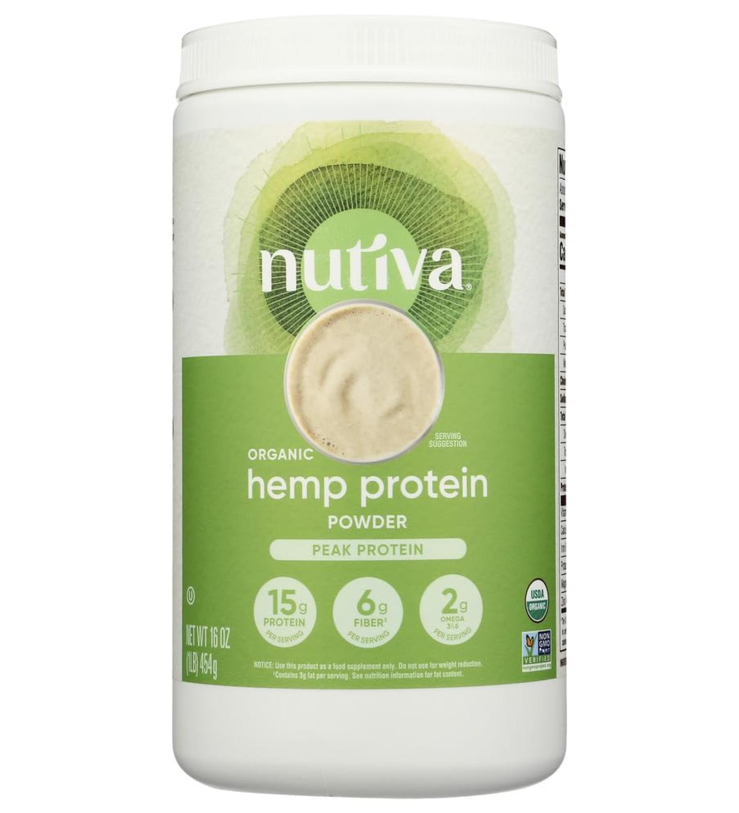 Nutiva Hemp Protein Organic 15g 16 Fl Oz - Buy Online on GoSupps.com