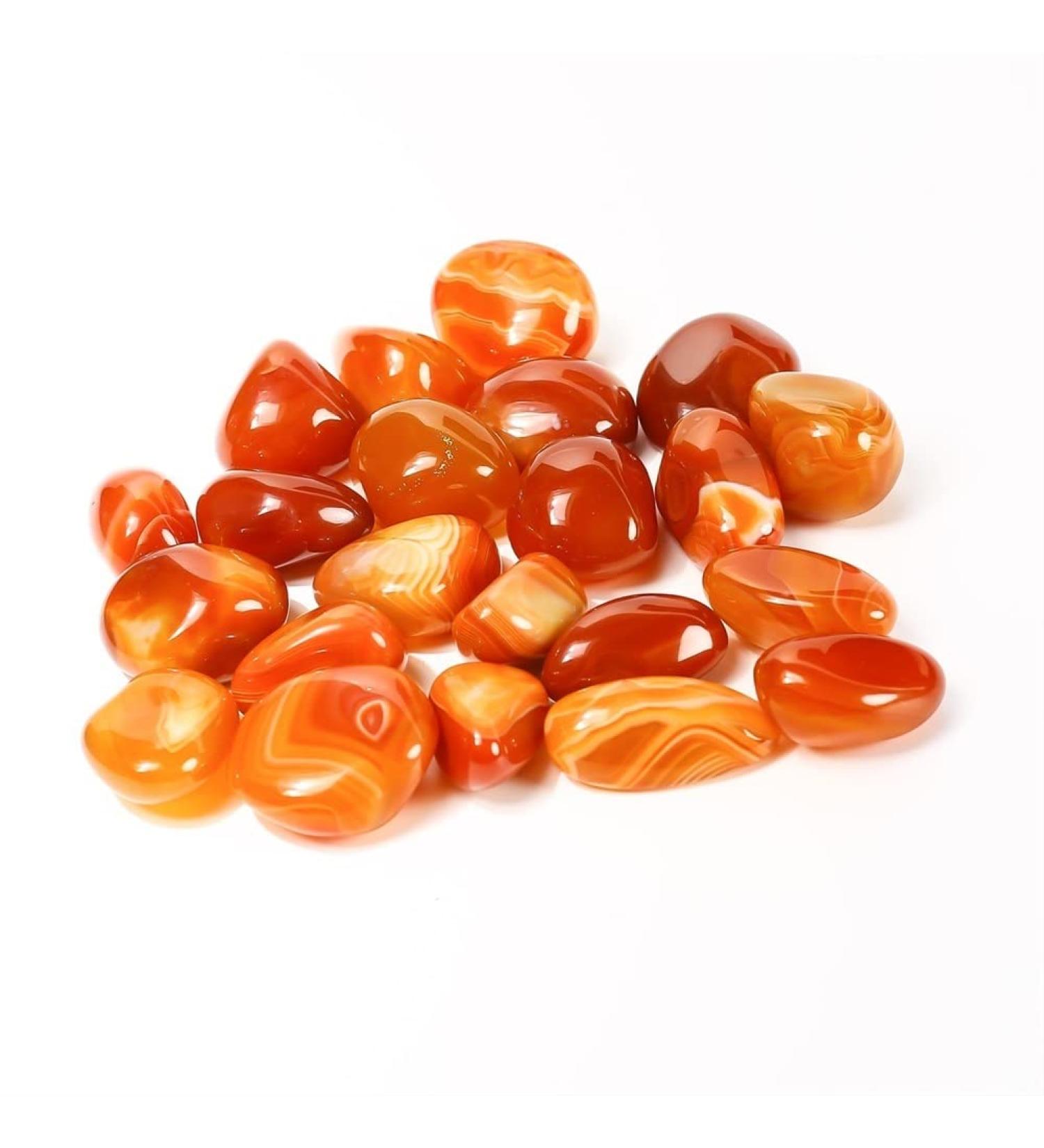 Natural Crystal Natural Red Agate Tumble Rock CrystalsTumbled Crystals Stones Stone Mineral Specimen (Color : 100g) - Buy Online on GoSupps.com