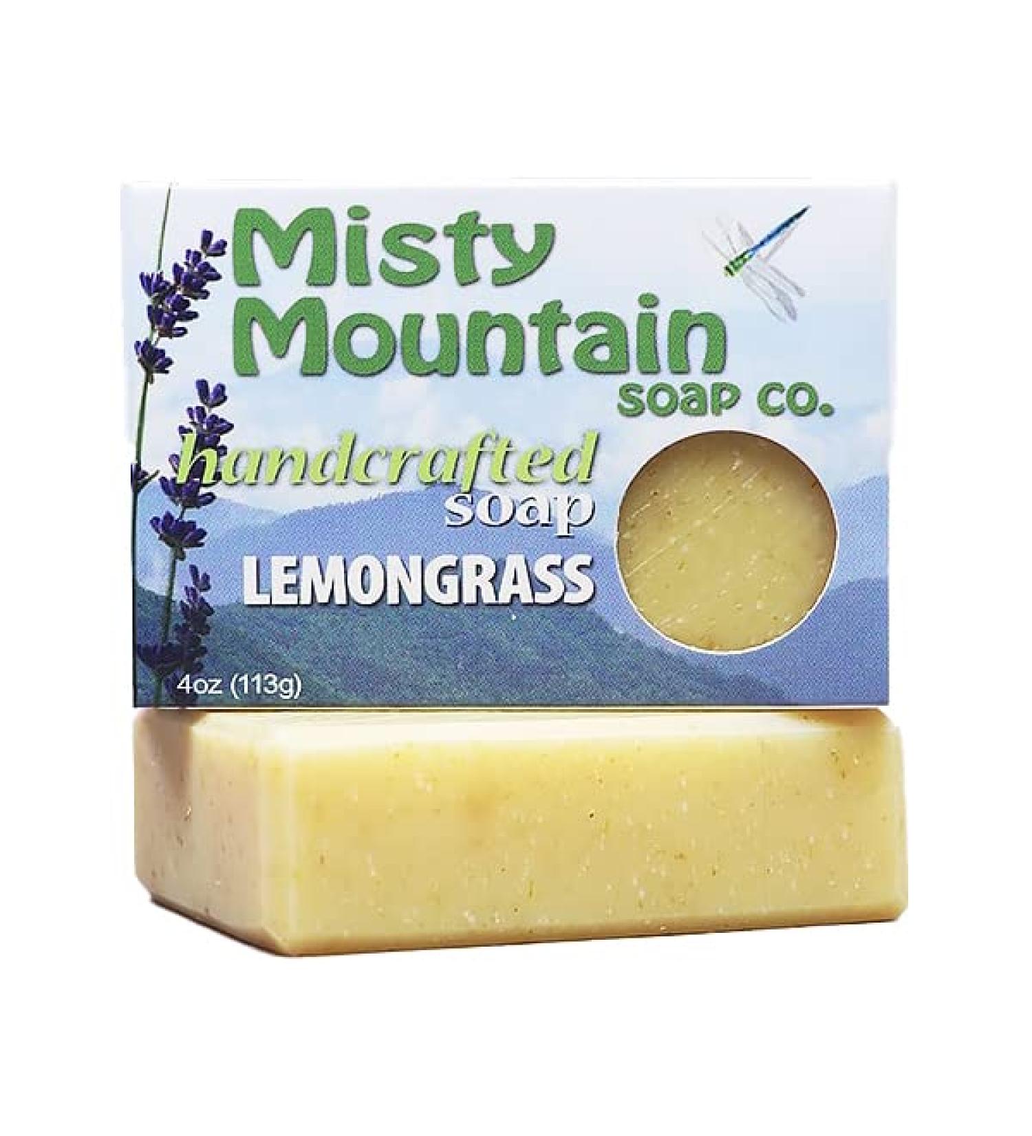 Lemongrass Bar Soap - Handmade by Misty Mountain Soap Co. - Buy Online on GoSupps.com