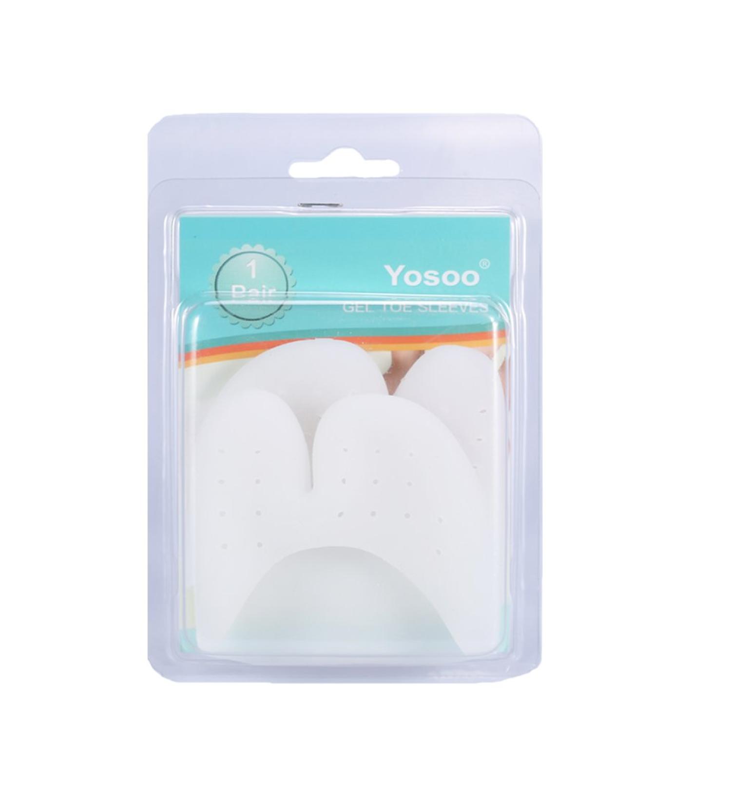 Toe Pads Toe Sleeve Toe Protectors Protection Ball of Foot Cushion Blisters Pad Insoles Silicone Bunion Sleeves