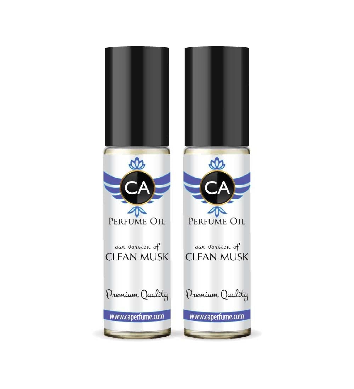 CA Perfume Impression of Emra Clean Musk For Women & Men Replica Fragrance Body Oil Dupes Alcohol-Free Essential Aromatherapy Sample Travel Size Concentrated Long Lasting Attar Roll-On 0.3 Fl Oz-X2 - Buy Online on GoSupps.com