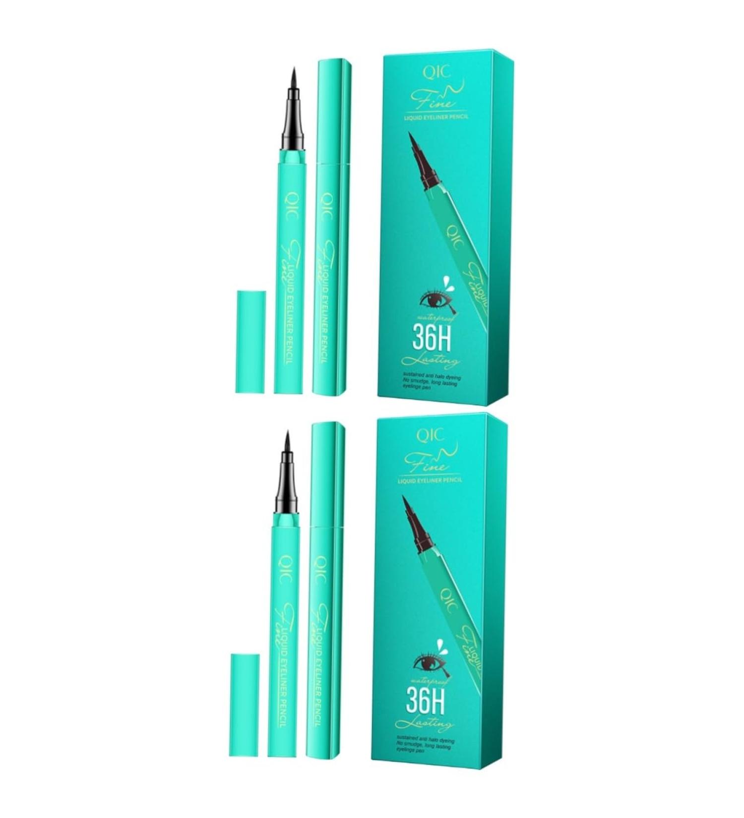 Healvian 2 Pcs Girl Eyeliner Women Eyeliner Liquid Eyeliner Pencil Eyeliner Liquid Pen Eyeline Pencil 1 count (Pack of 1) As Shownx2pcs - Buy Online on GoSupps.com