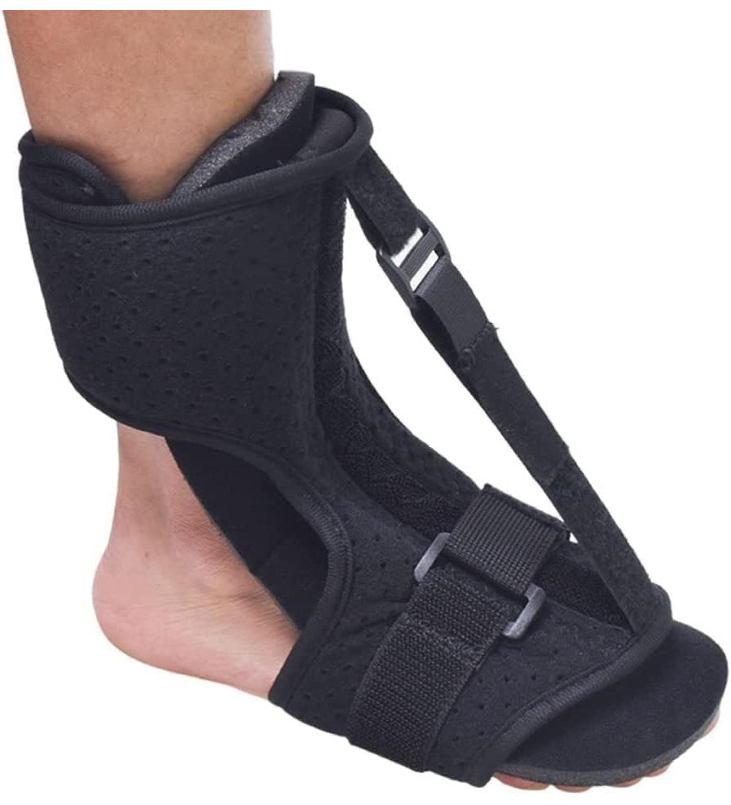 Buy Adjustable Plantar Fasciitis Splints & Black Ankle Braces for Corrective Rehabilitation - Fast International Shipping - Buy Online on GoSupps.com