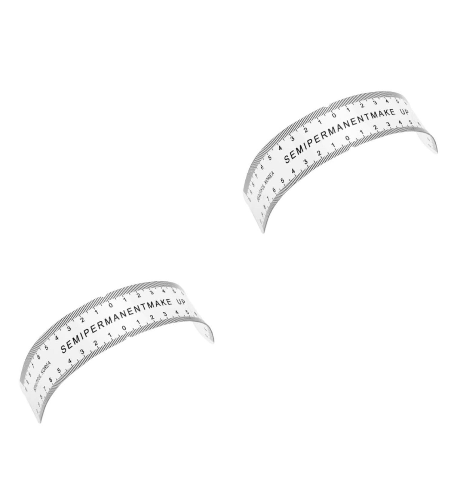 Baluue 2 Pcs Portable Eyebrow Ruler Sourcils Eye Brow Stencil Kit Reusable Brow Ruler Eyebrow Shaping Tool mediumx2pcs Blackx2pcs - Buy Online on GoSupps.com