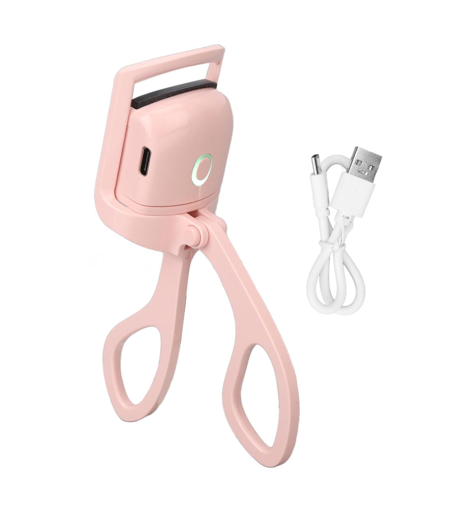 Buy Rechargeable Heated Eyelash Curler | Electric Heated Eyelash Curlers with 2 Temperature Modes | Long-lasting Eyelash Tool for Perfect Curls - Buy Online on GoSupps.com
