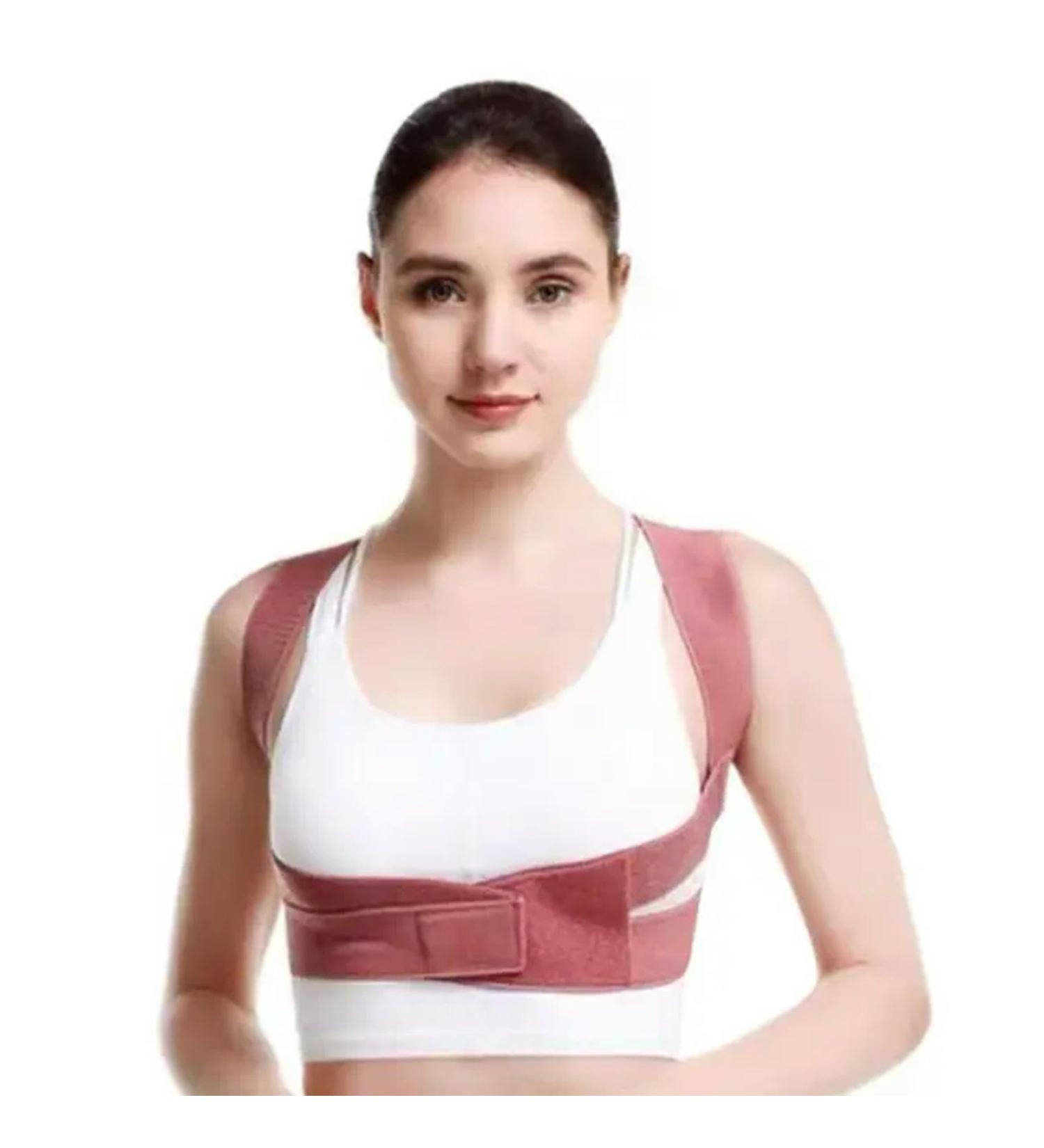 Back Soft Posture Correction Belt Back Correction Belt for Adult Pink S - Buy Online on GoSupps.com