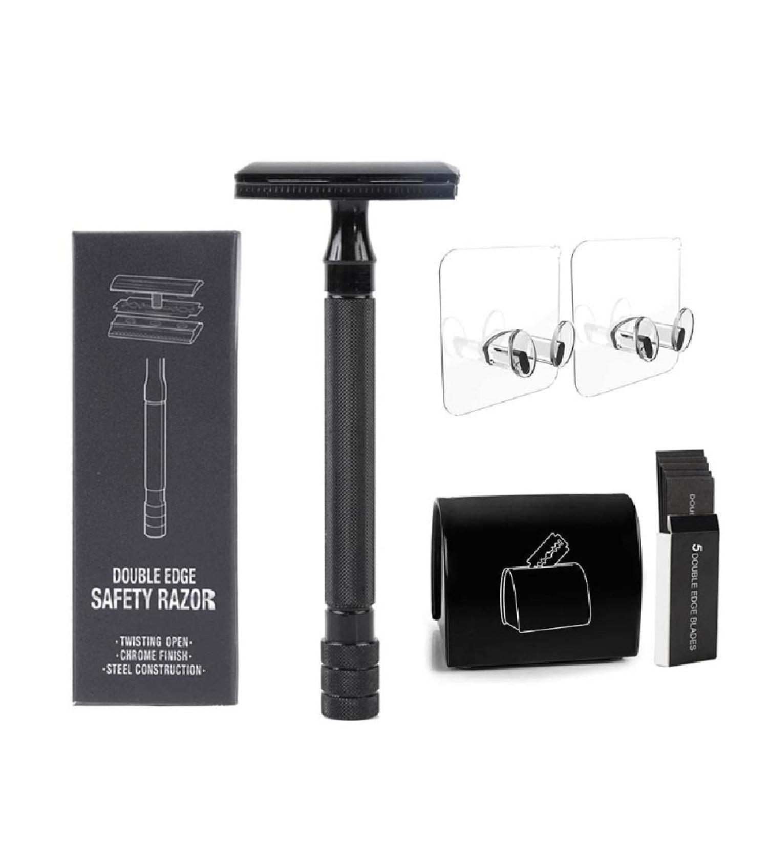 Long Handle Double Cutter Razor Planer | 5 Blades Hair Removal Razor for Men & Women | Eco-Friendly Recycling Box - Buy Online on GoSupps.com