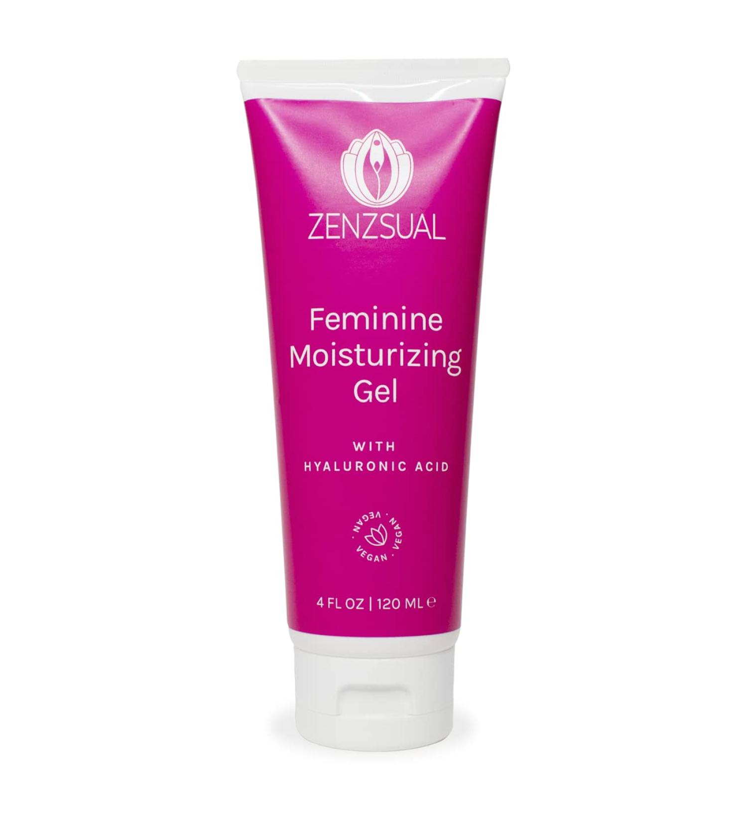ZENZSUAL Hyaluronic Acid Gel for Intimate Dryness & Itching - Vegan, Water-Based Formula - 4oz Bottle - Buy Online on GoSupps.com