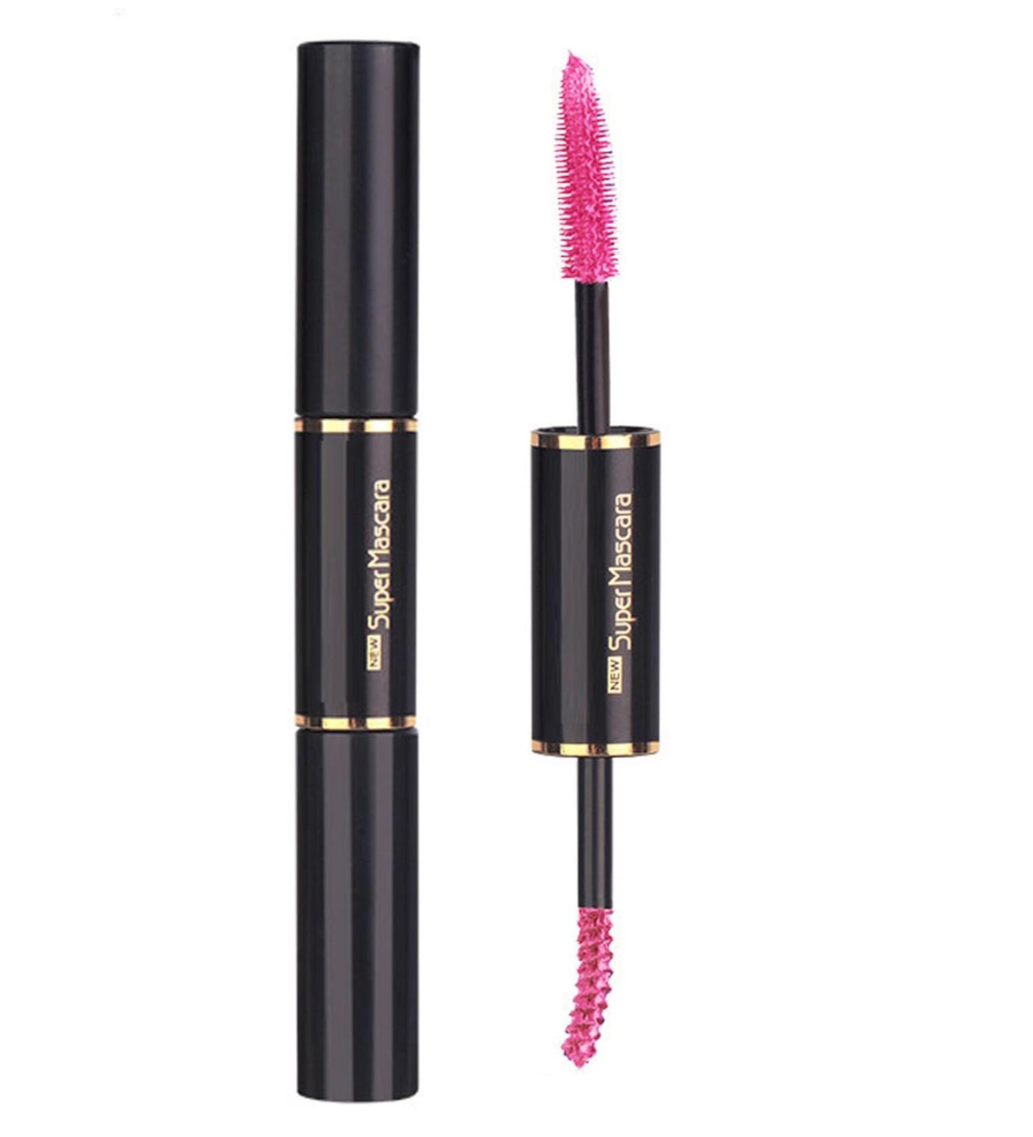 Mascara Multicolor Waterproof Mascara Long Lasting Sweatproof Volume Mascara Eye Makeup (Pink) - Buy Online on GoSupps.com