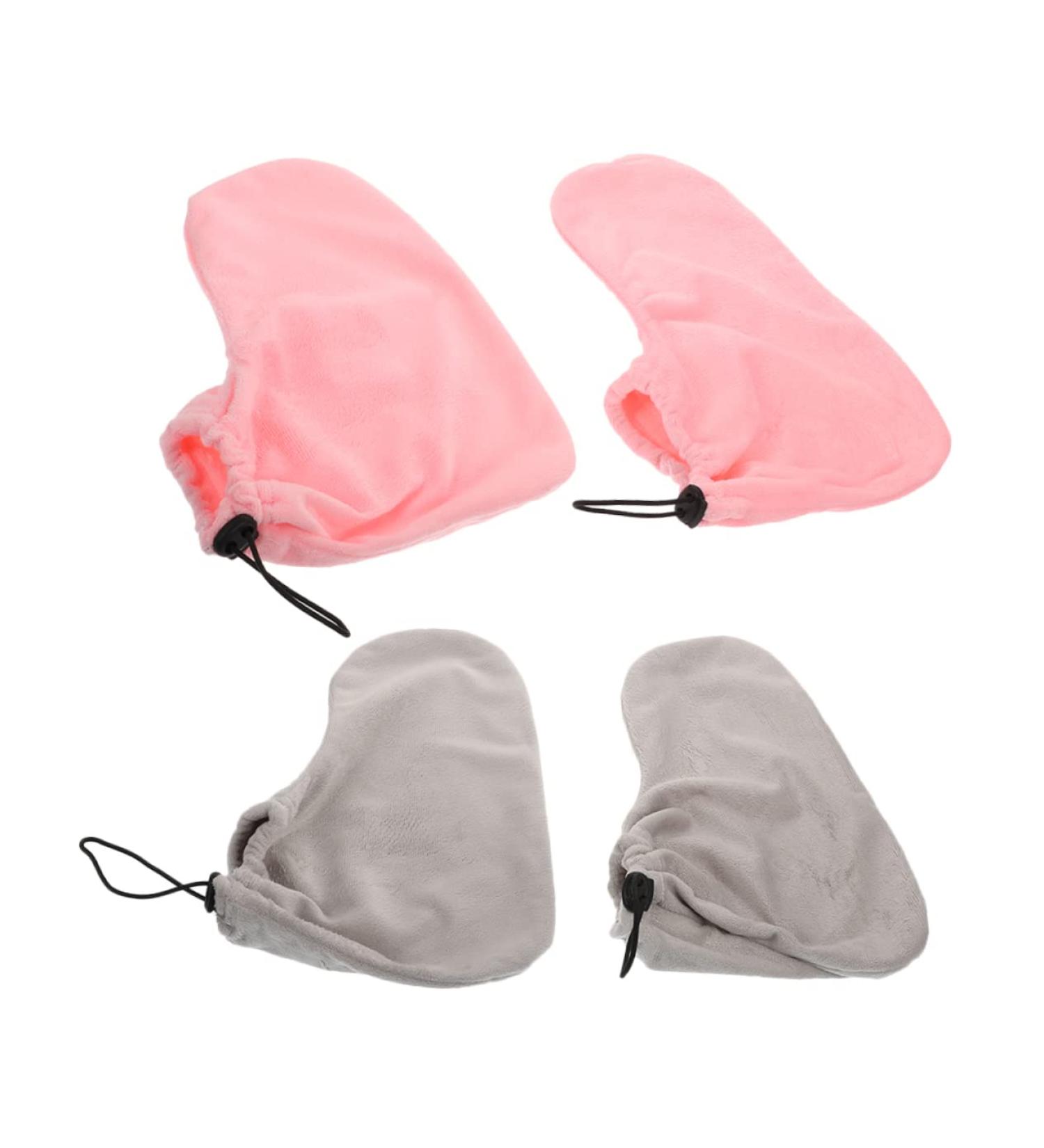 Gleavi 2 Pair Warm Foot Covers for Growth Therapy Spa - Gel Socks & Paraffin Bath Wraps for Moisturizing and Insulation - Buy Online on GoSupps.com