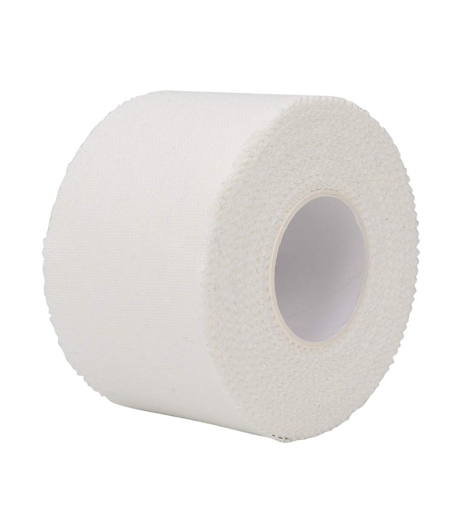 White Athletic Sports Tape for Pain Relief | Easy Tear Strong Adhesive | Best for Athletes Trainers & Sports Injuries - Buy Online on GoSupps.com