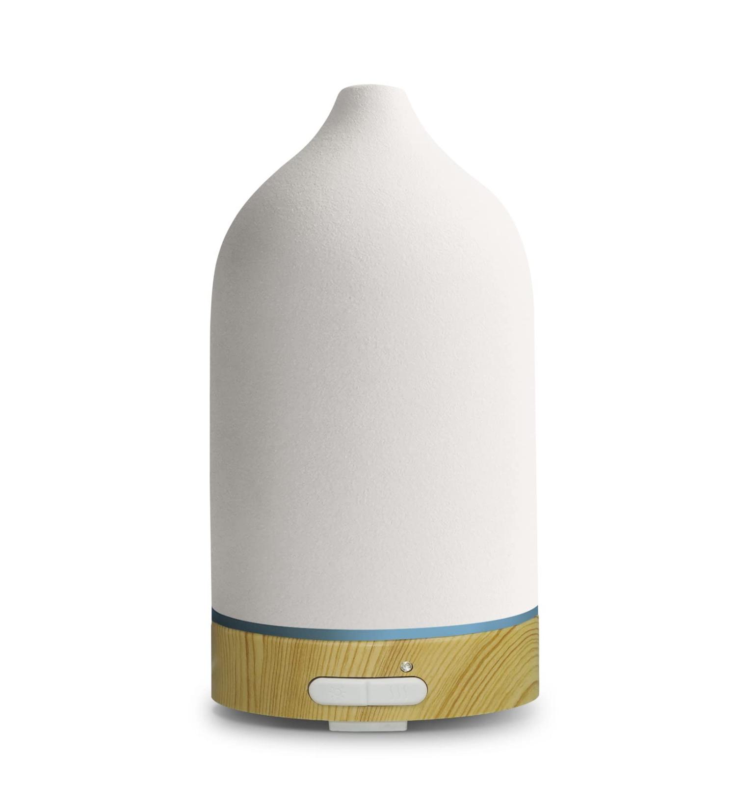 100ml Ultrasonic Essential Oil Diffuser | Cool Mist Aromatherapy Diffuser with Waterless Auto Shut-Off & 7 Color LED Lights - Ideal for Home, Yoga, Spa | Ceramic Design - Buy Online on GoSupps.com