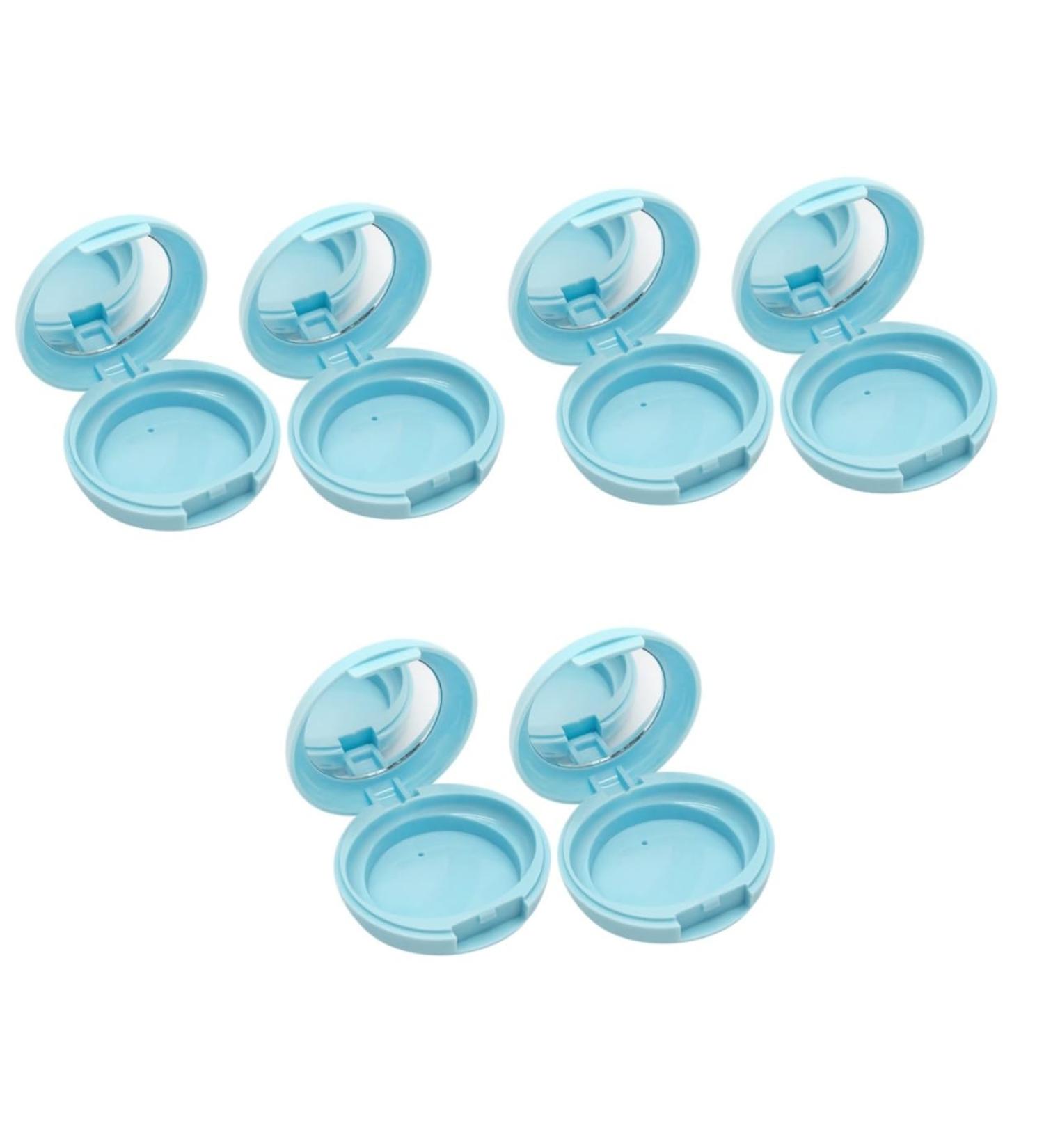 Beavorty 3 Sets 2pcs loose powder container without puff Empty powder container Compact filling empty box 6.1x6.1cmx3pcs Bluex3pcs - Buy Online on GoSupps.com