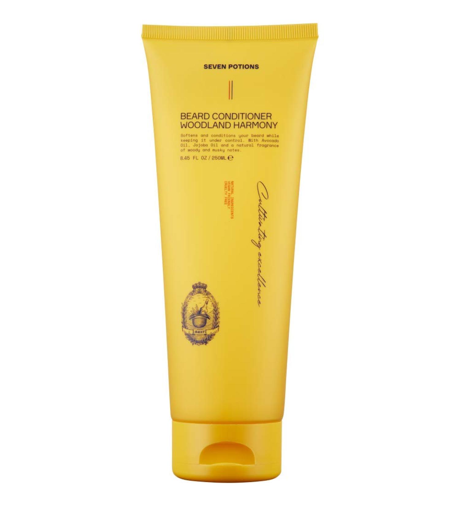 Seven Potation Bart Conditioner for Men - Prevent Beard Itching & Scales - Vegan & Animal Test-Free - Woodland Harmony 250ml - Buy Online on GoSupps.com