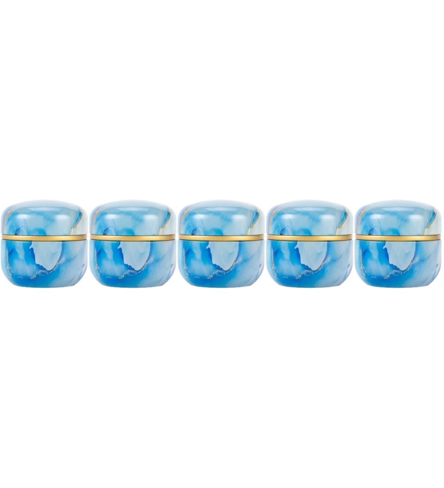 Alipis 5pcs Loose Powder Storage Box Portable Tea Jar Candy Tea Organizer for Tea Bags Sugar Bowl Tinplate - Buy Online on GoSupps.com