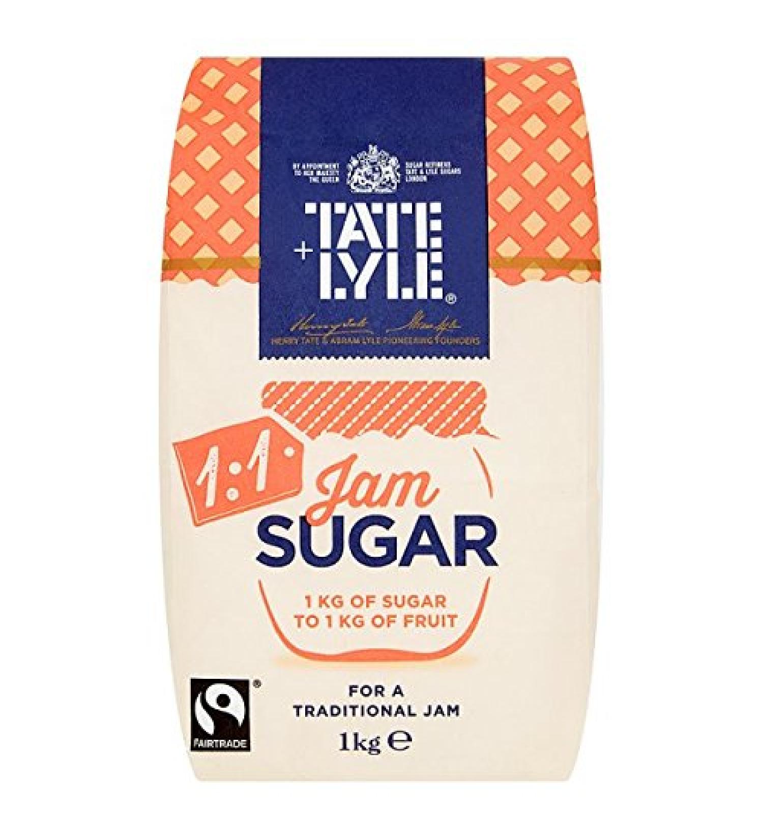 Tate & Lyle Fairtrade 1:1 Jam Sugar 1kg (1kg Pack)