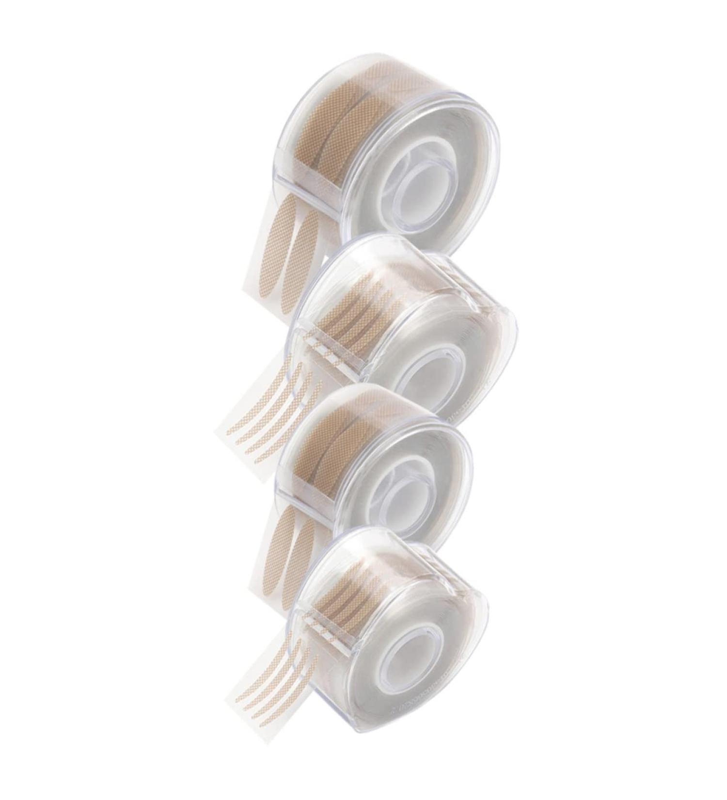 NOLITOY 4 Rolls Roll Double Eyelid Sticker Two Sided Tape Natural Double Eyelid Strips Hooded - Buy Online on GoSupps.com