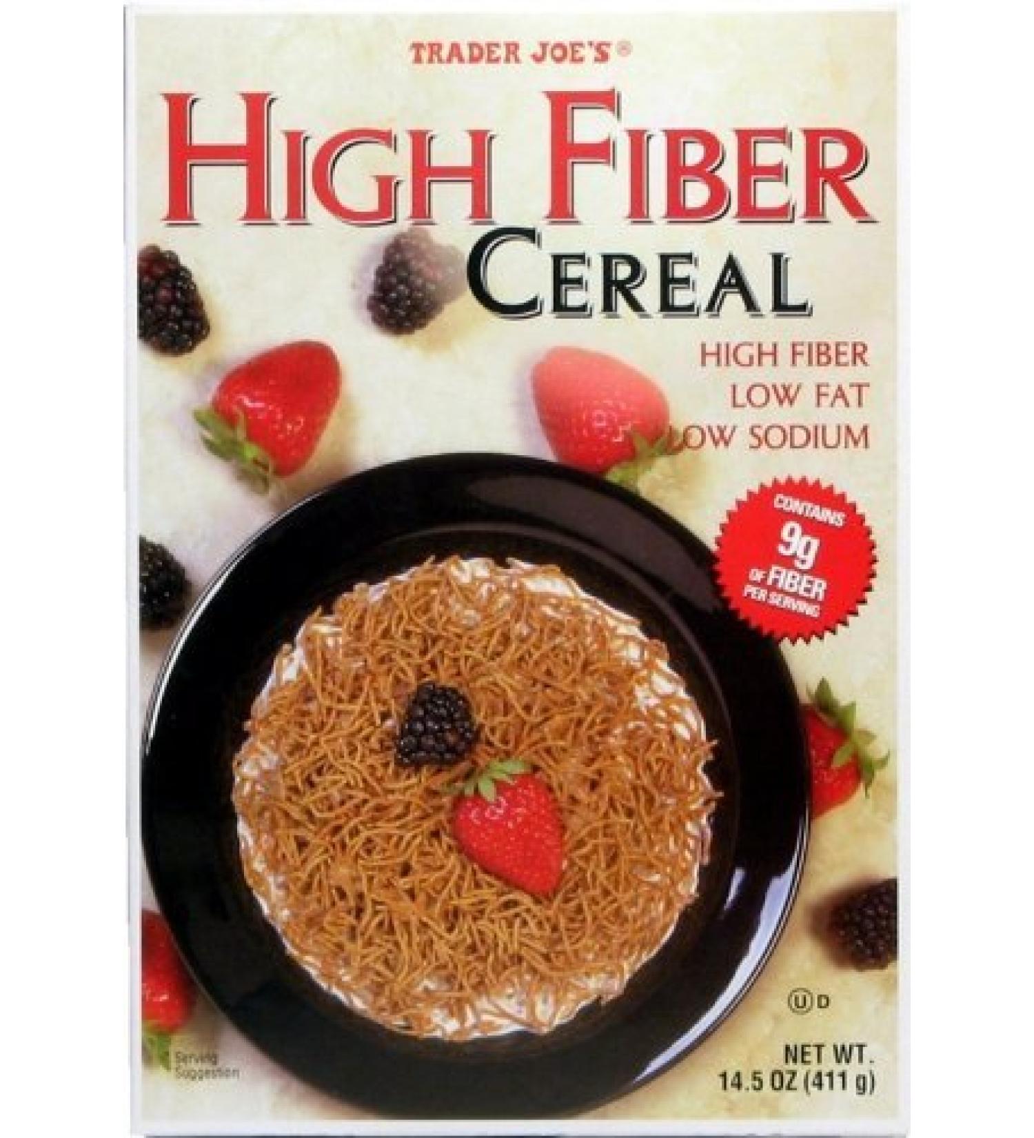 Trader Joe's High Fiber Cereal 14.5 oz (2 PACK)