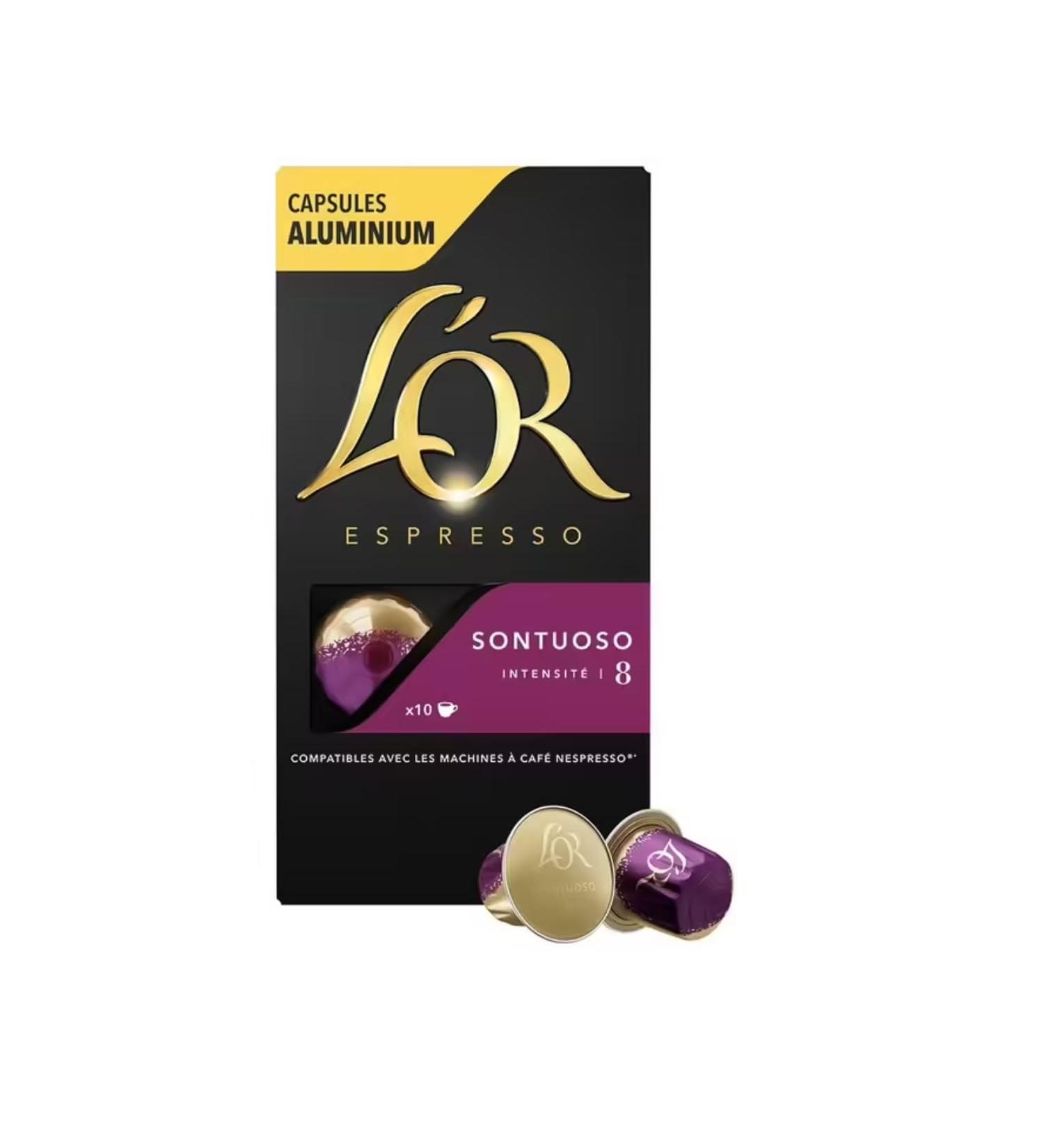 Café L'OR Espresso Sontuoso intensity 8-10 capsules