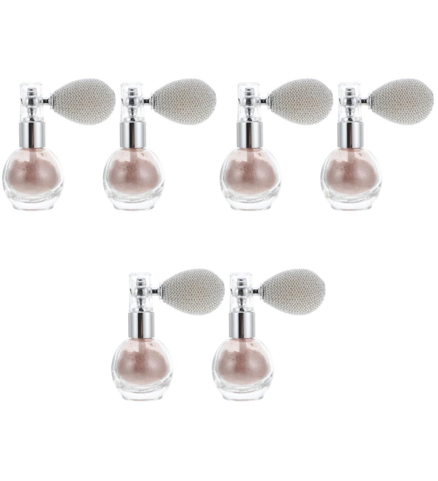 DOITOOL 6 Pcs Spray Glitter Glass Spray Bottle for Hair Girl Makeup Sprayer Gloss Powder Sprayer Pearlescent As Shown 2x3pcs 7.5x6cmx3pcs - Buy Online on GoSupps.com