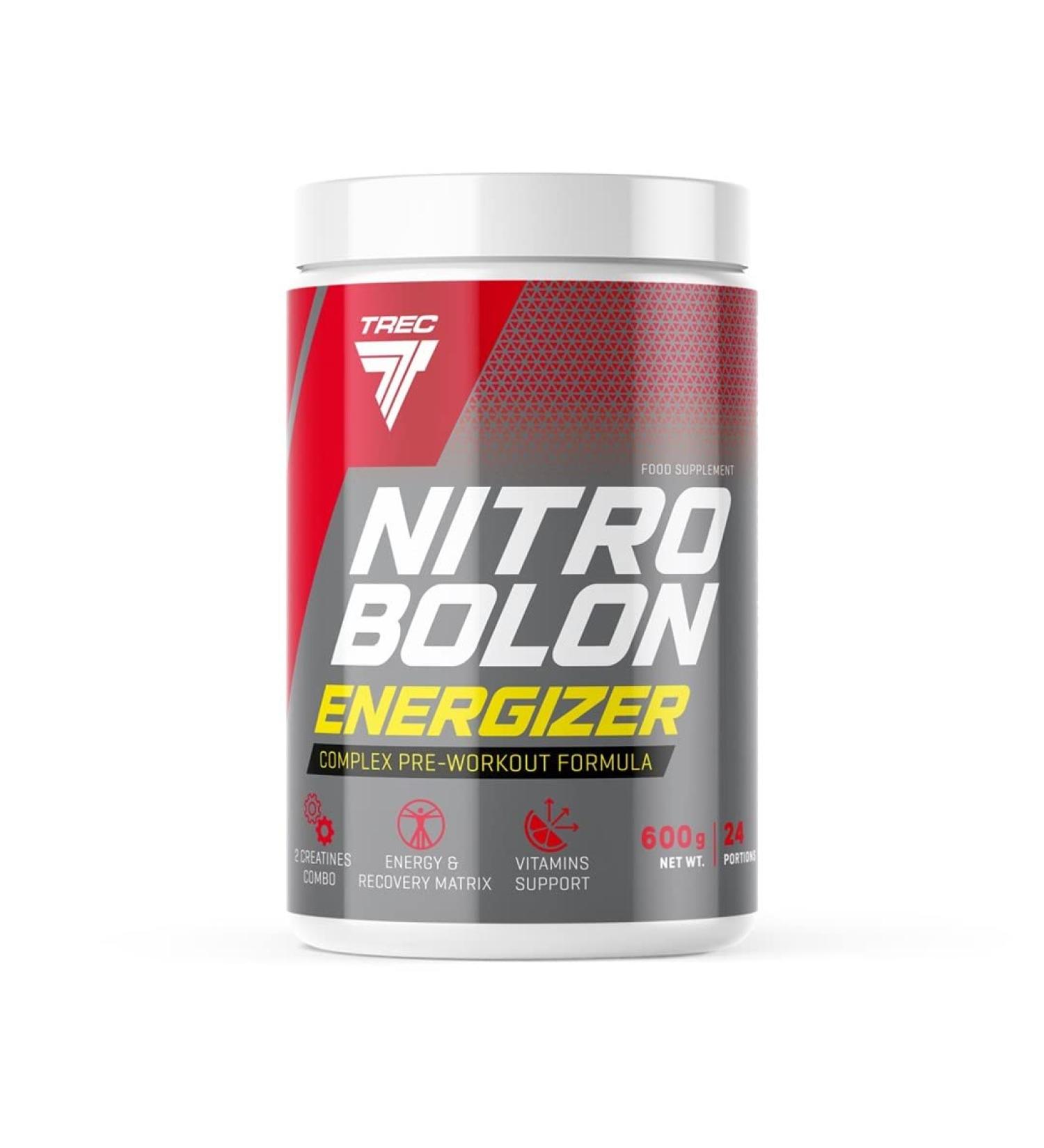 Buy Trec Nutrition Nitrobolon Energizer 600g - Maximize Muscle Growth Focus & Pump - Tropical Flavor - International Shipping - Buy Online on GoSupps.com