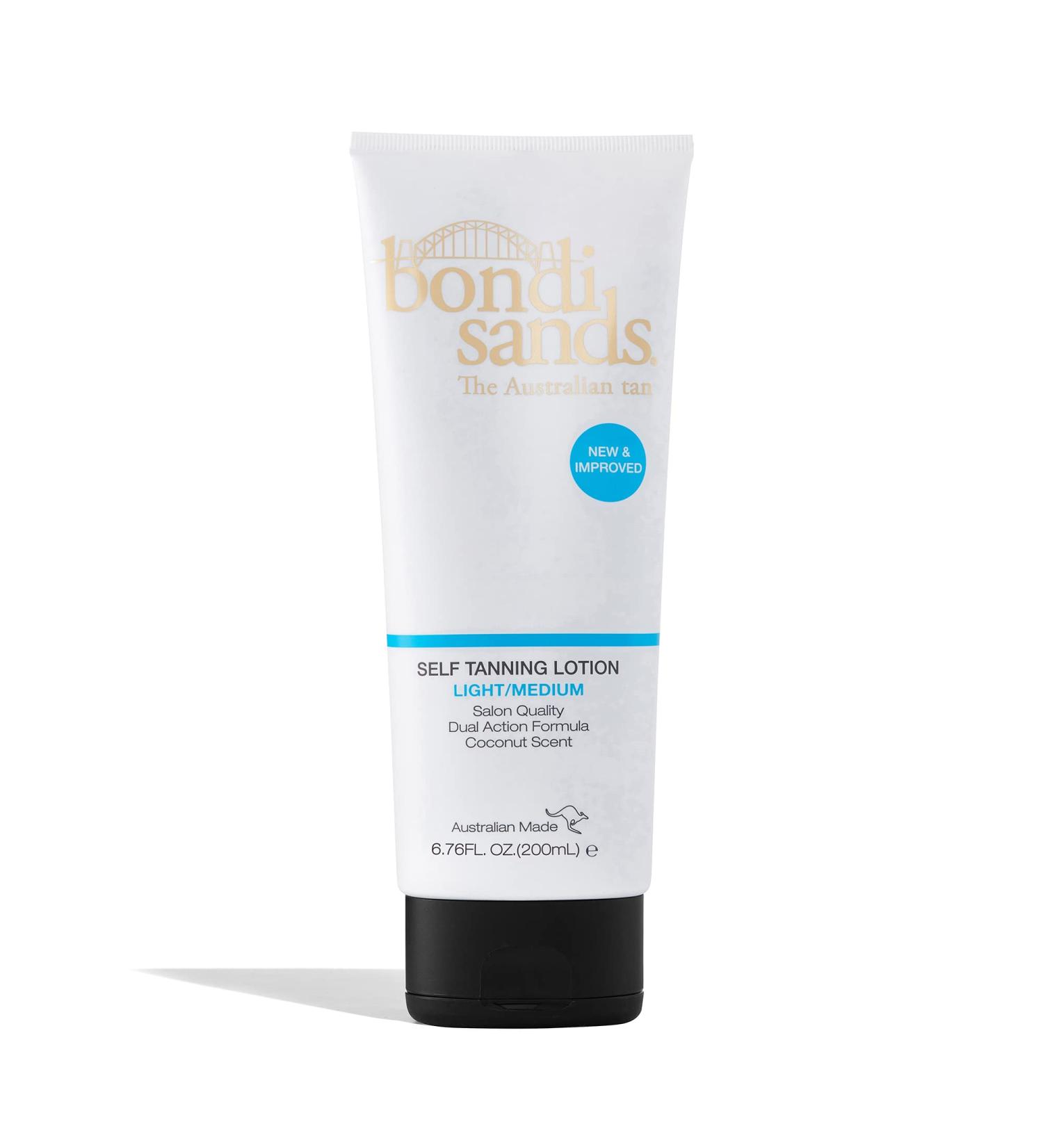Bondi Sands Self Tanning Lotion - Light/Medium 200ml | Achieve a Natural Sun-Kissed Glow - Buy Online on GoSupps.com