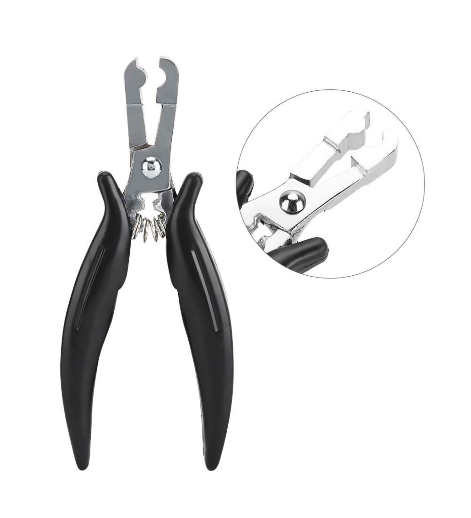 Professional Stainless Steel Hair Extension Pliers with Non-Slip Handle - Buy Online on GoSupps.com