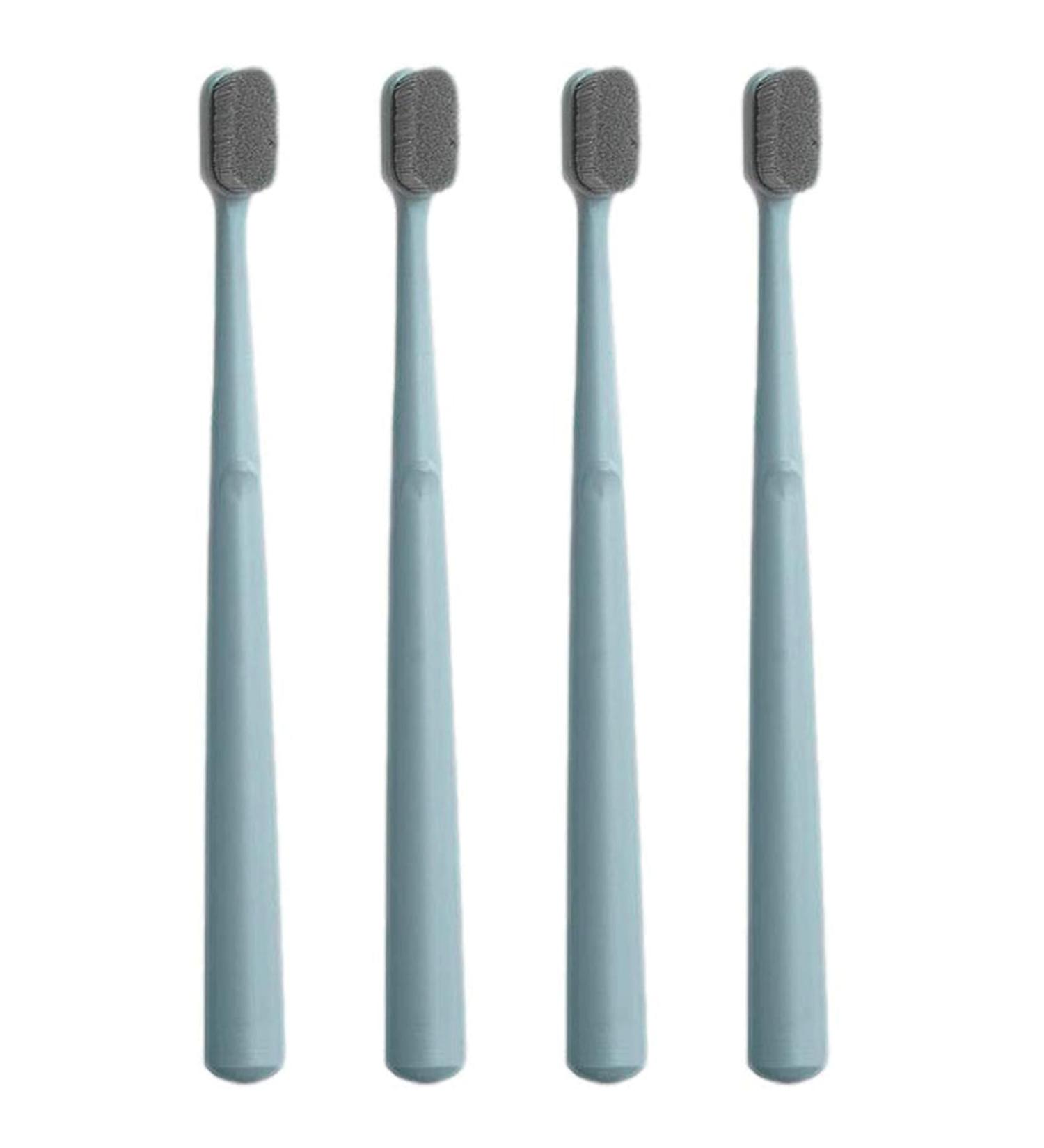 Wxpjmdfc Soft Toothbrush - 20 000 Bristles for Superior Gum Care | 4-Pack Individually Wrapped for Kids & Adults - Buy Online on GoSupps.com