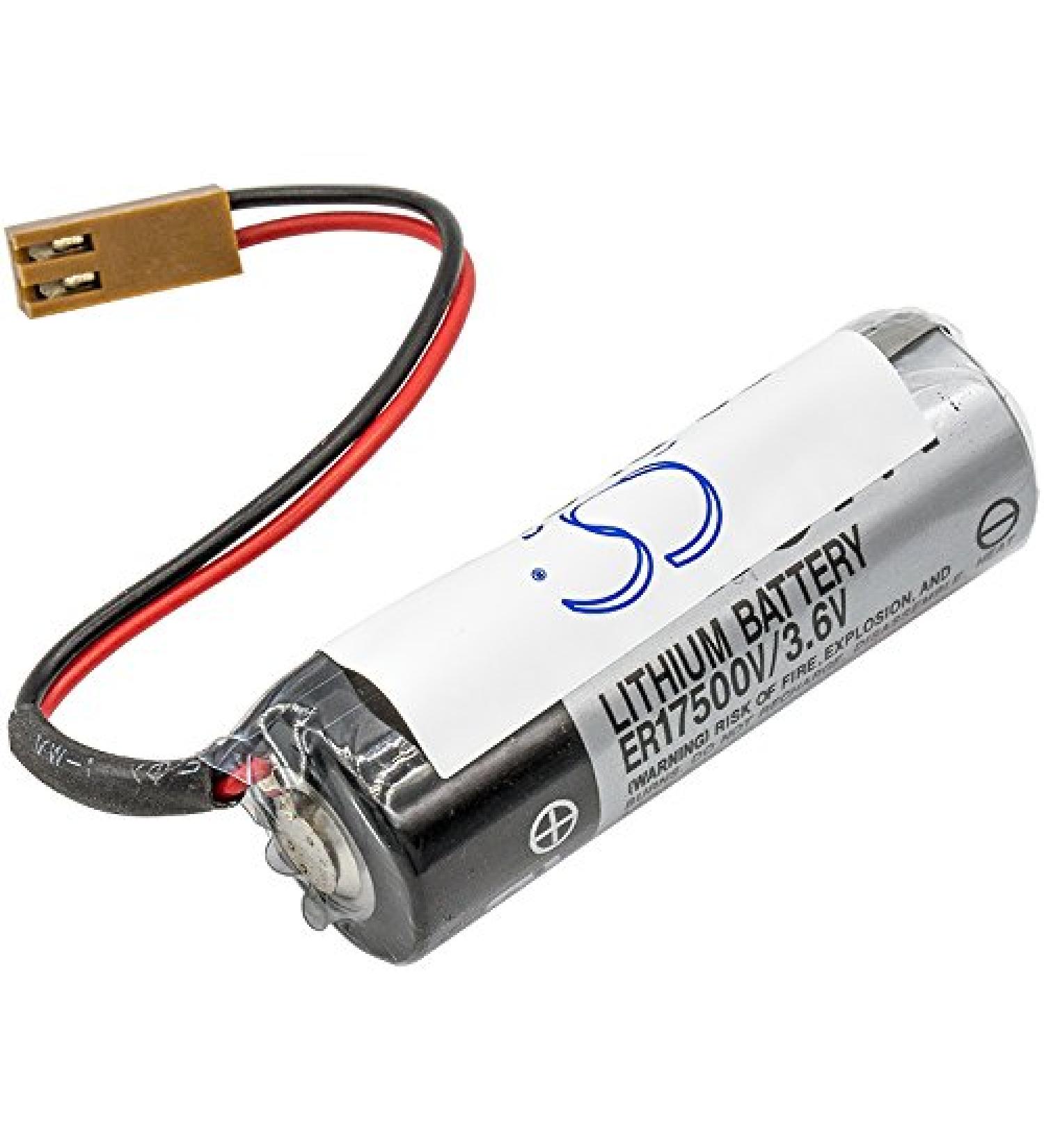 Replacement Battery for Omron C500 C500F C50K C60K C60P C60PF CQM1 CV1000 & More - 2700mAh/3.6V - Compatible Part Number: 3G2A9-BAT08 C500-BAT08 - Buy Online on GoSupps.com