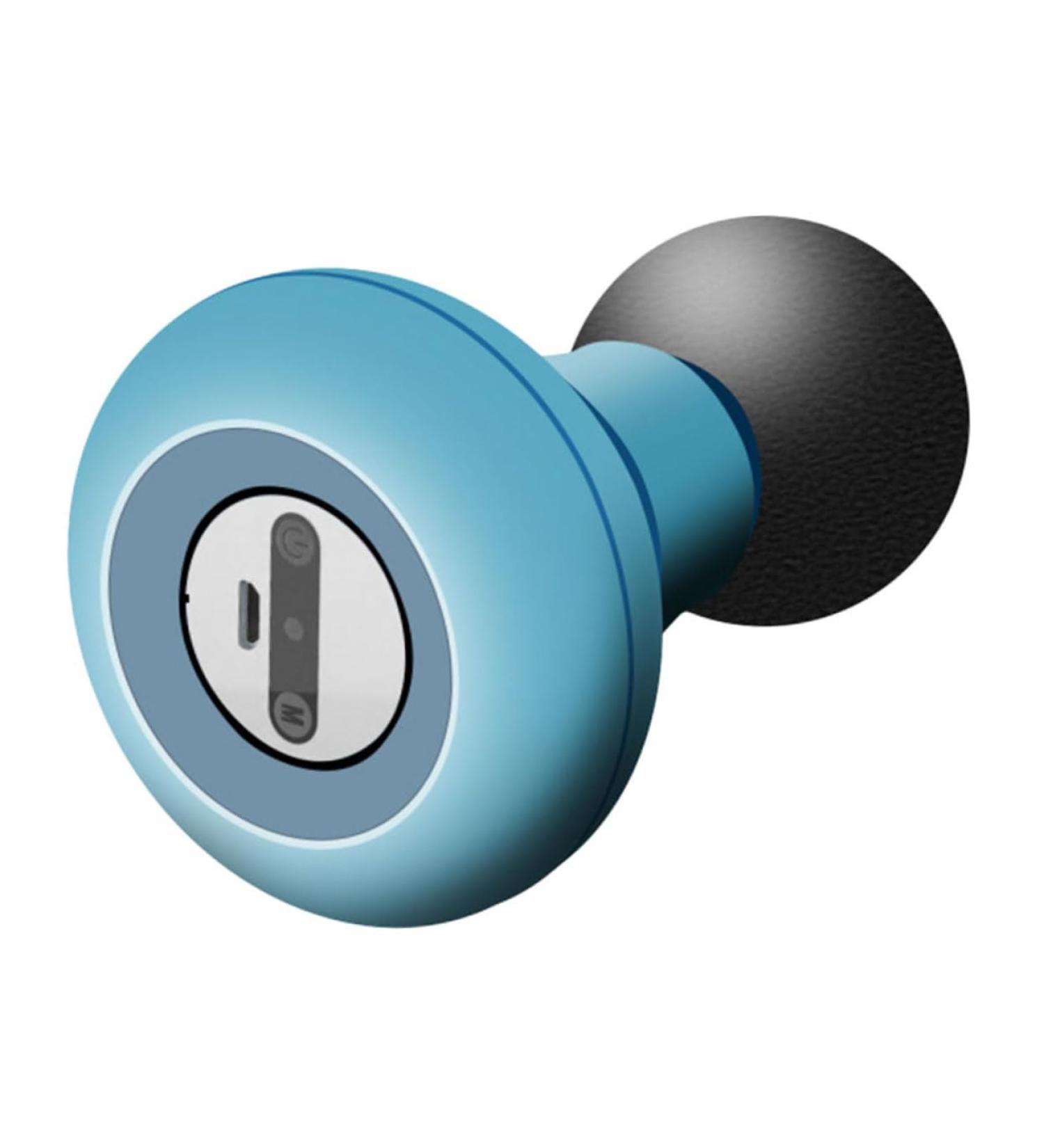 Buy Mini Electric Fascia Massage Device - Small Handheld Muscle Massager Blue | International Shipping Available - Buy Online on GoSupps.com