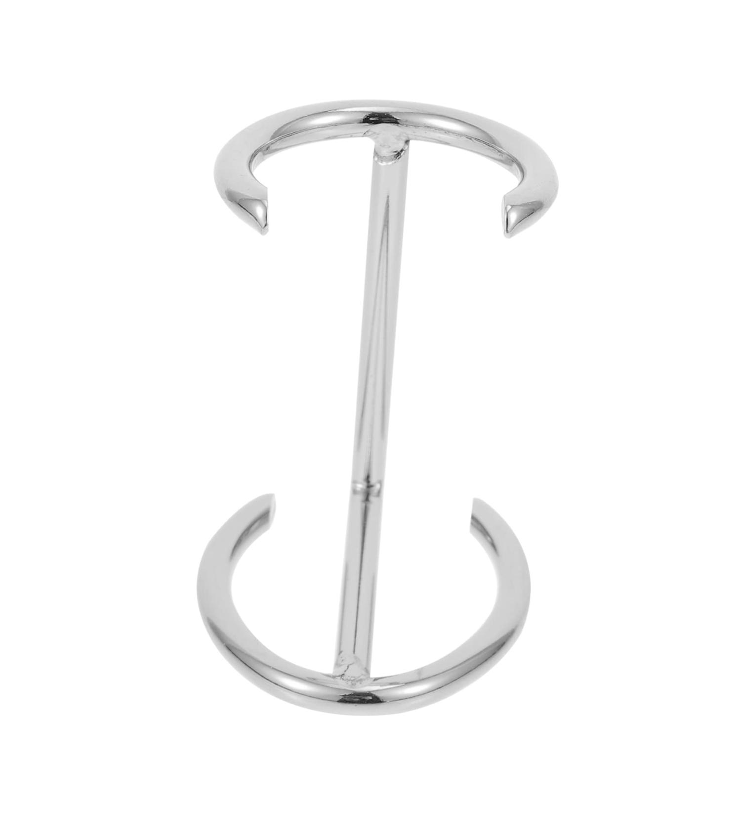 Beaupretty Razor Holder - Stainless Steel Safety Razor Stand & Organizer Tool - Perfect for Bathroom - 7x5.5x4.5cm Silver - Buy Online on GoSupps.com