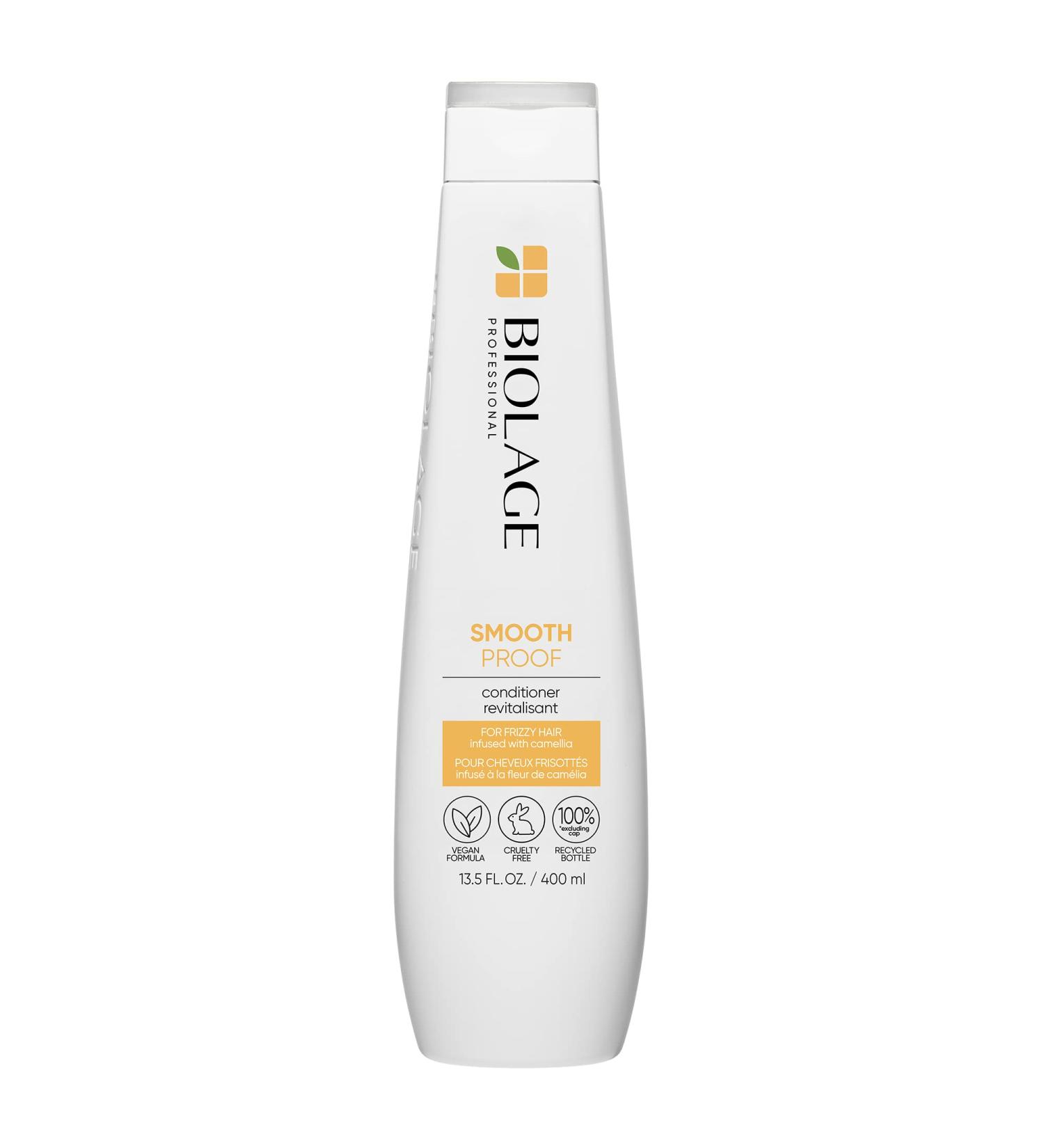 Biolage Smooth Proof Conditioner | Humidity Control & Anti-Frizz | Frizzy Hair Treatment | Vegan | 13.50 Fl Oz - Buy Online on GoSupps.com