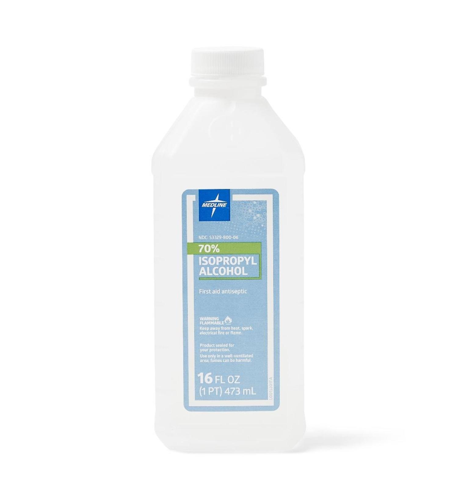 Medline Isopropyl Rubbing Alcohol  16 oz Bottle