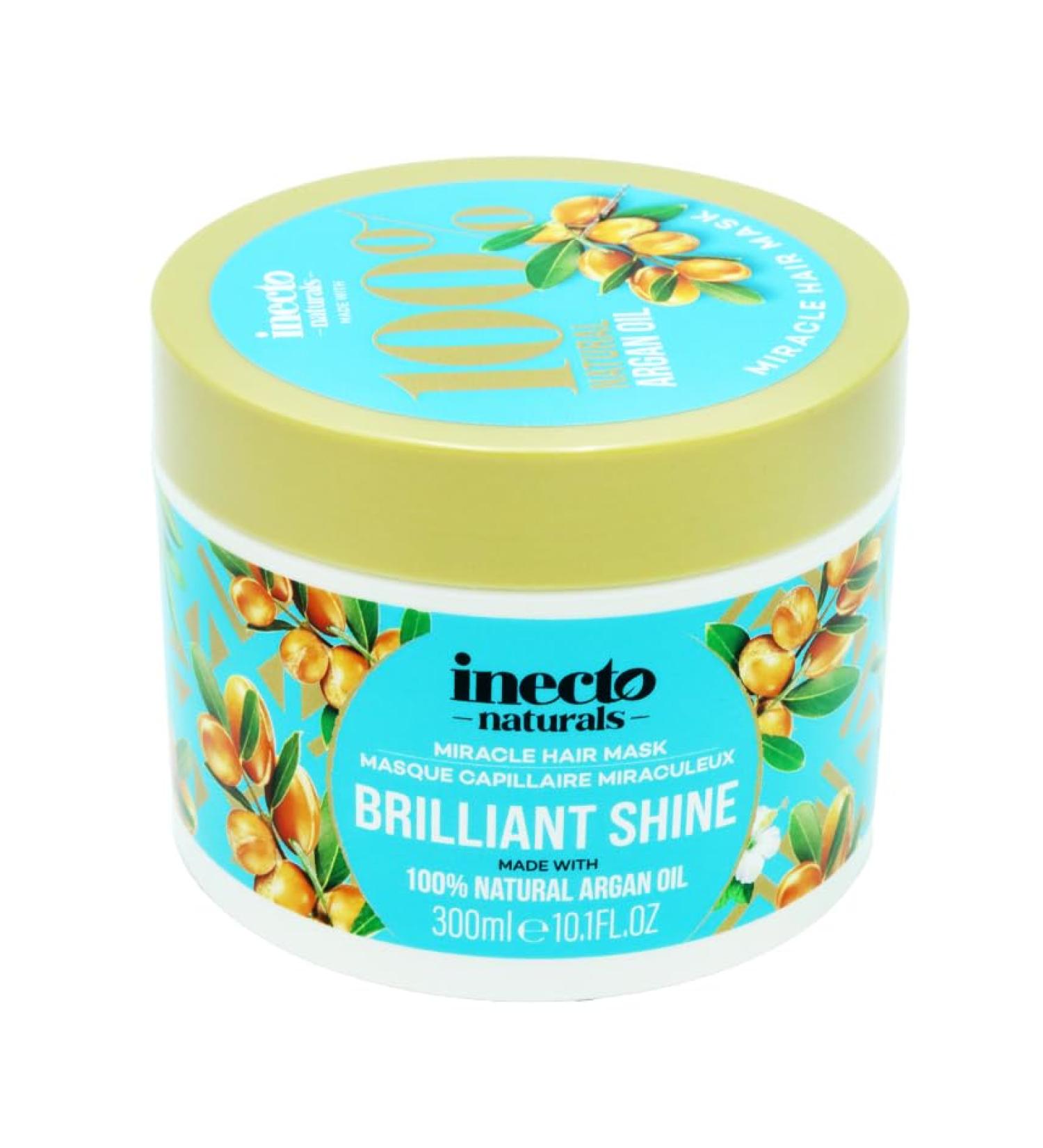 Inecto Naturals Brilliant Shine Argan Haarmasker 300 ml