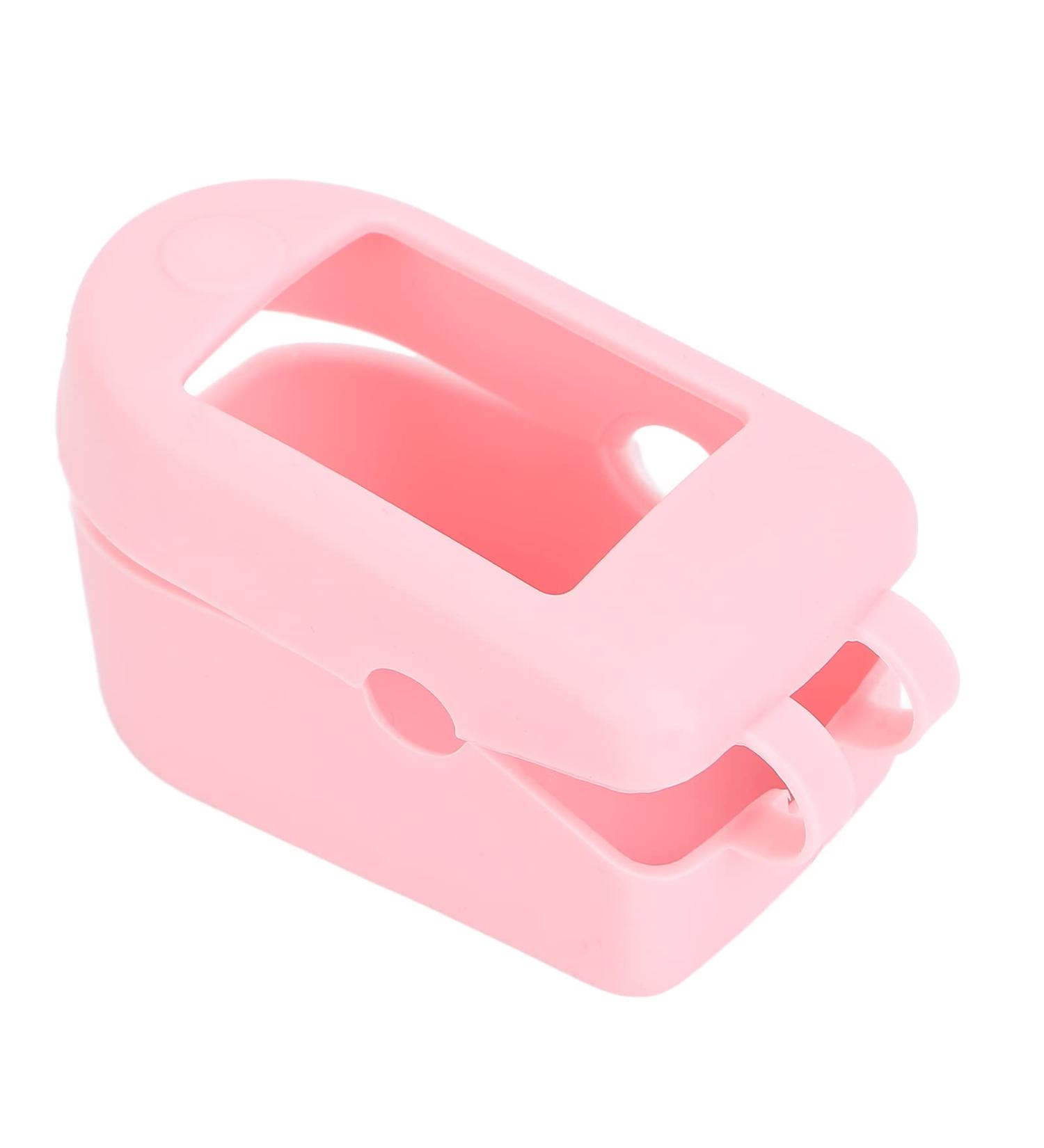 Buy Pink Oximeter Cover - Soft Portable & Reliable Fingertip Pulse Protector for Home & Outdoor Use - Buy Online on GoSupps.com