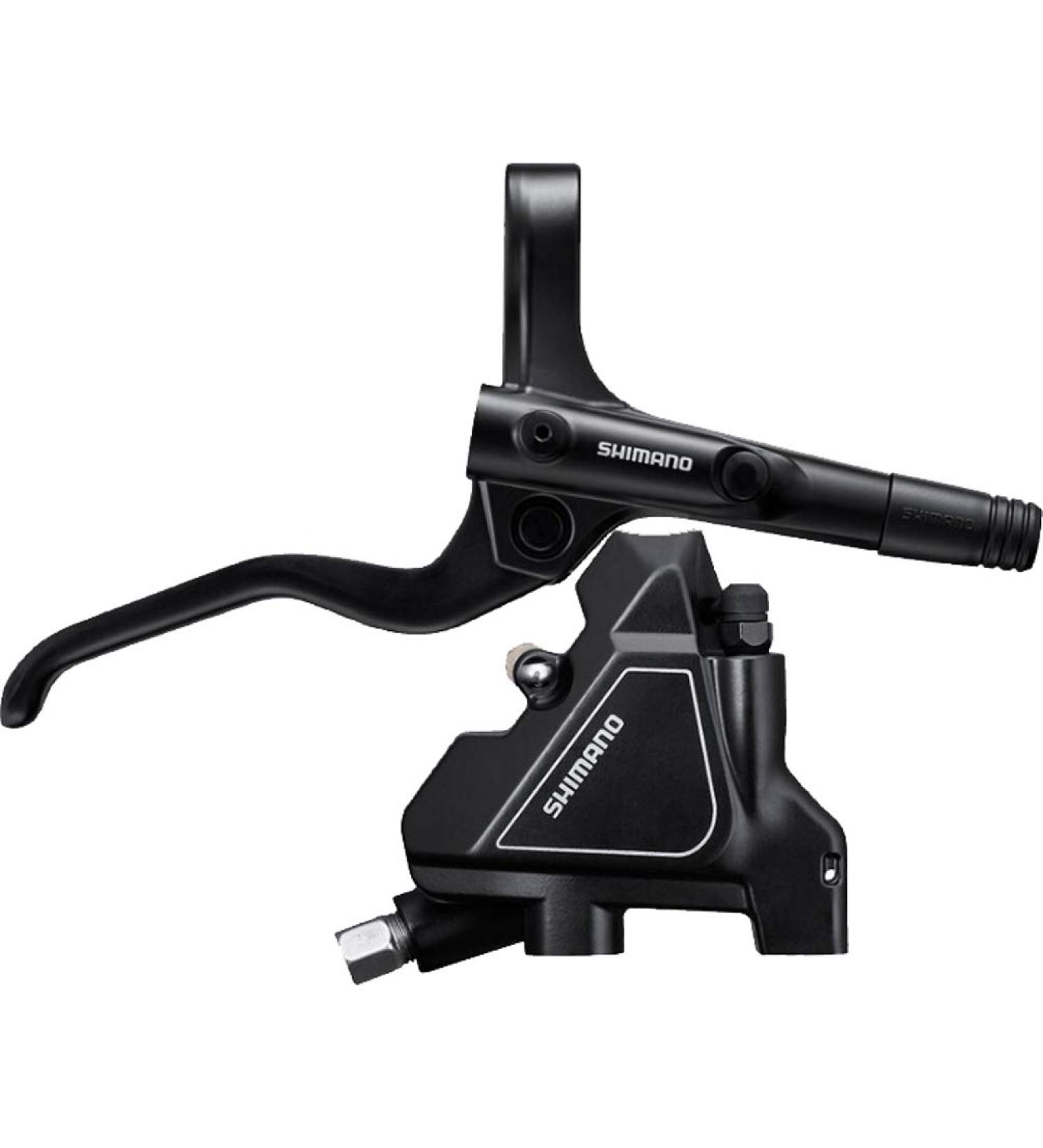 Shimano Altus BL-MT201/BR-UR300 Disc Brake and Lever - Rear, Hydraulic, Flat Mount, Resin Pads, Black