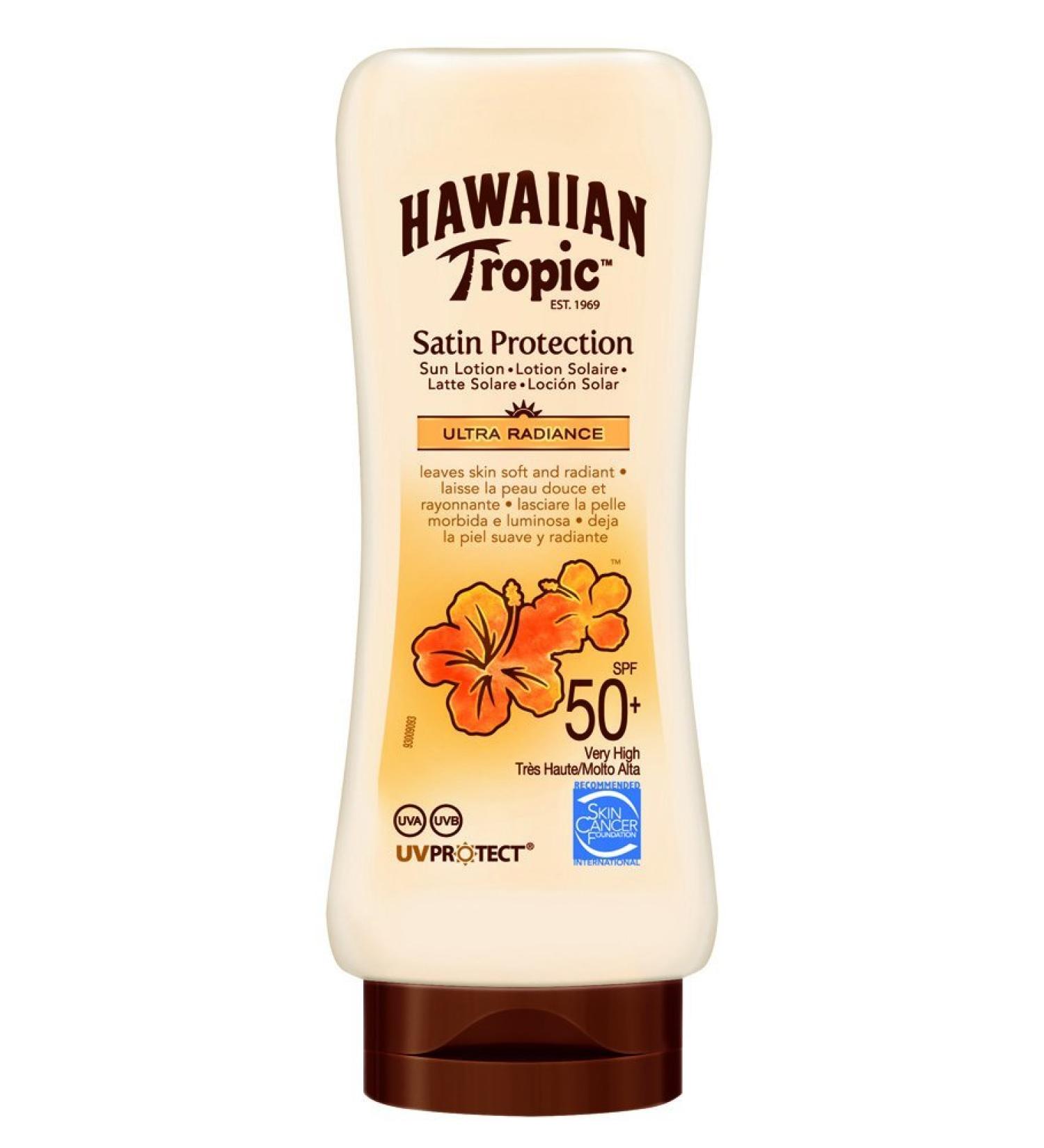 Hawaiian Tropic Satin Protection Ultra Radiance Sun Lotion SPF 50 180 ml