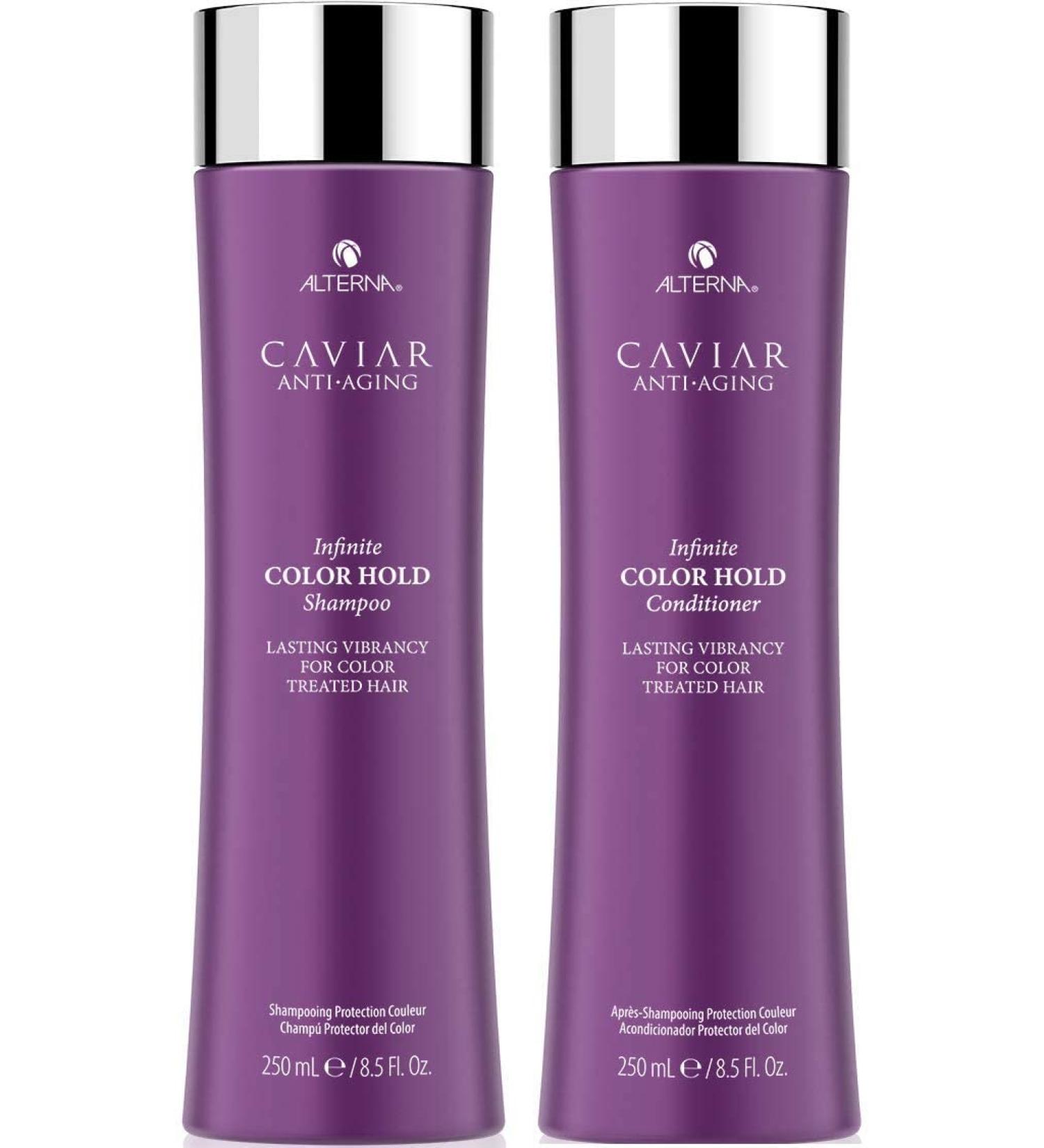 Alterna Caviar Infinite Color Hold Shampoo & Conditioner Set - 8.5 Fl Oz | For Color Treated Hair | Minimizes Fade | Sulfate-Free - Buy Online on GoSupps.com