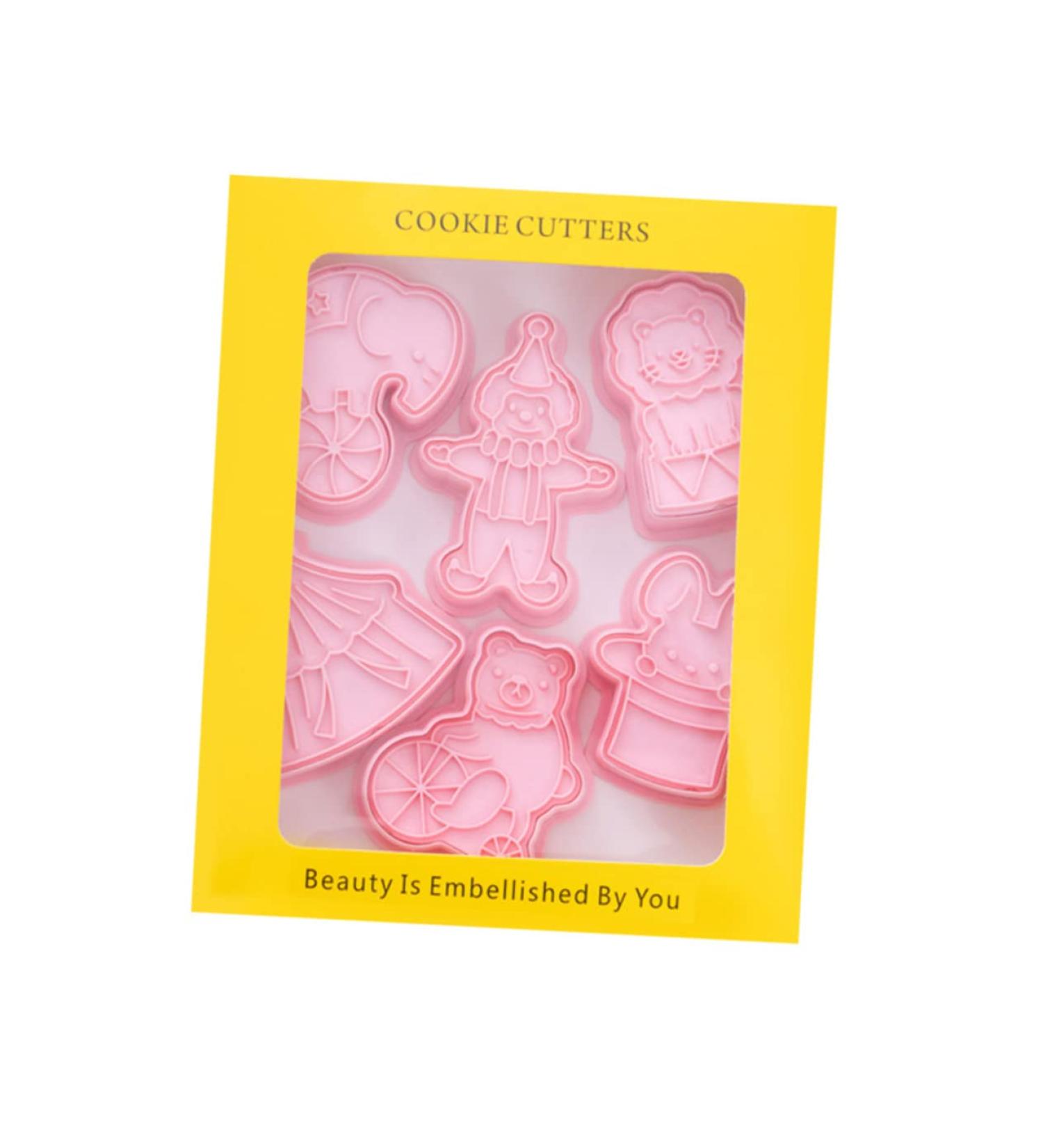 GRIRIW Elephant 1 Biscuit Mold Bunny Cookies Cakesicles Mold Bunny Stencil Rabbit Candy Biscuits Mold Metal 3D Fried Animal 7.6x5cm Pink - Buy Online on GoSupps.com