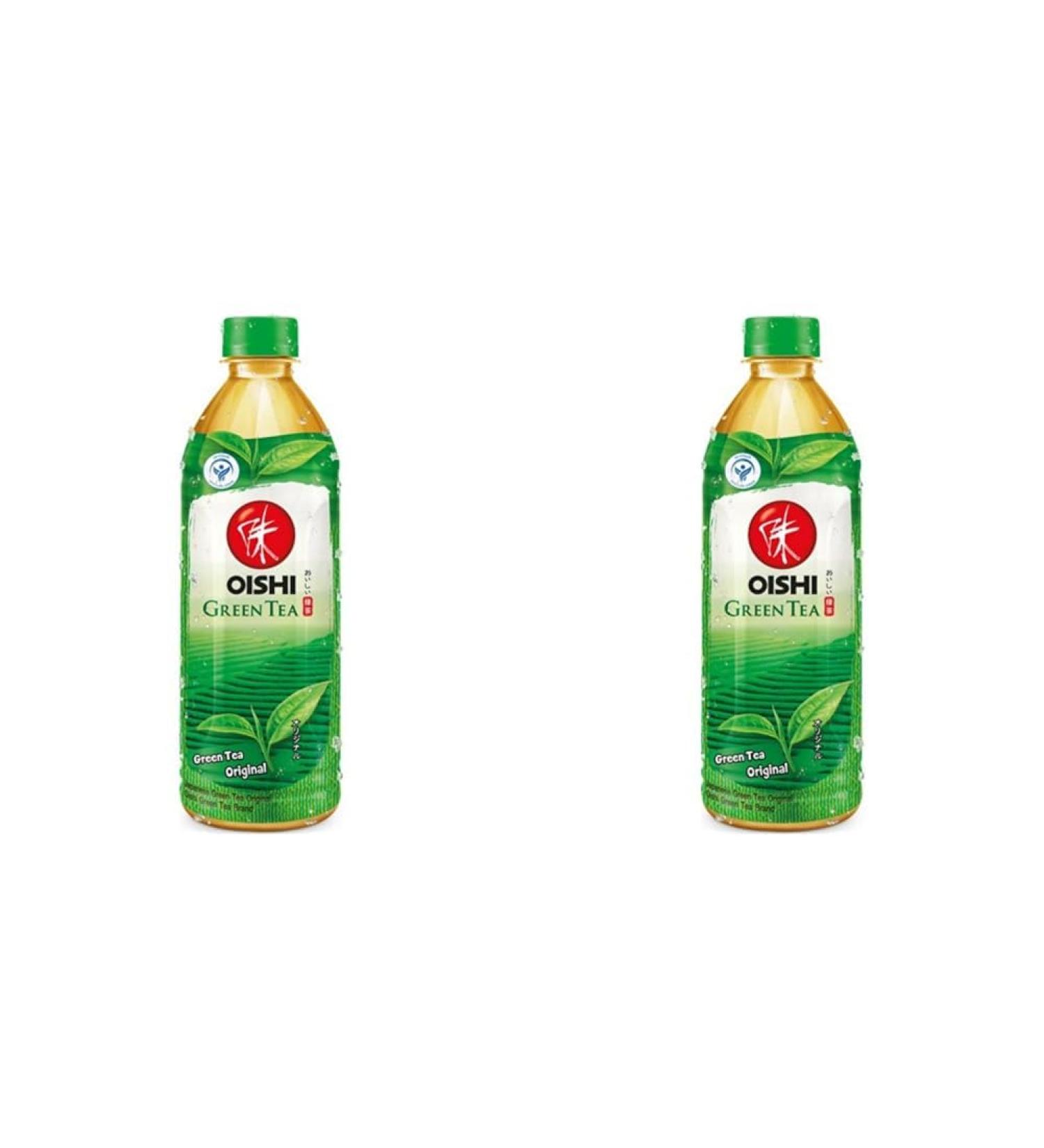 OISHI Green Tea Original 500 ML - Pack of 2 | Refreshing International Shipping - Buy Online on GoSupps.com