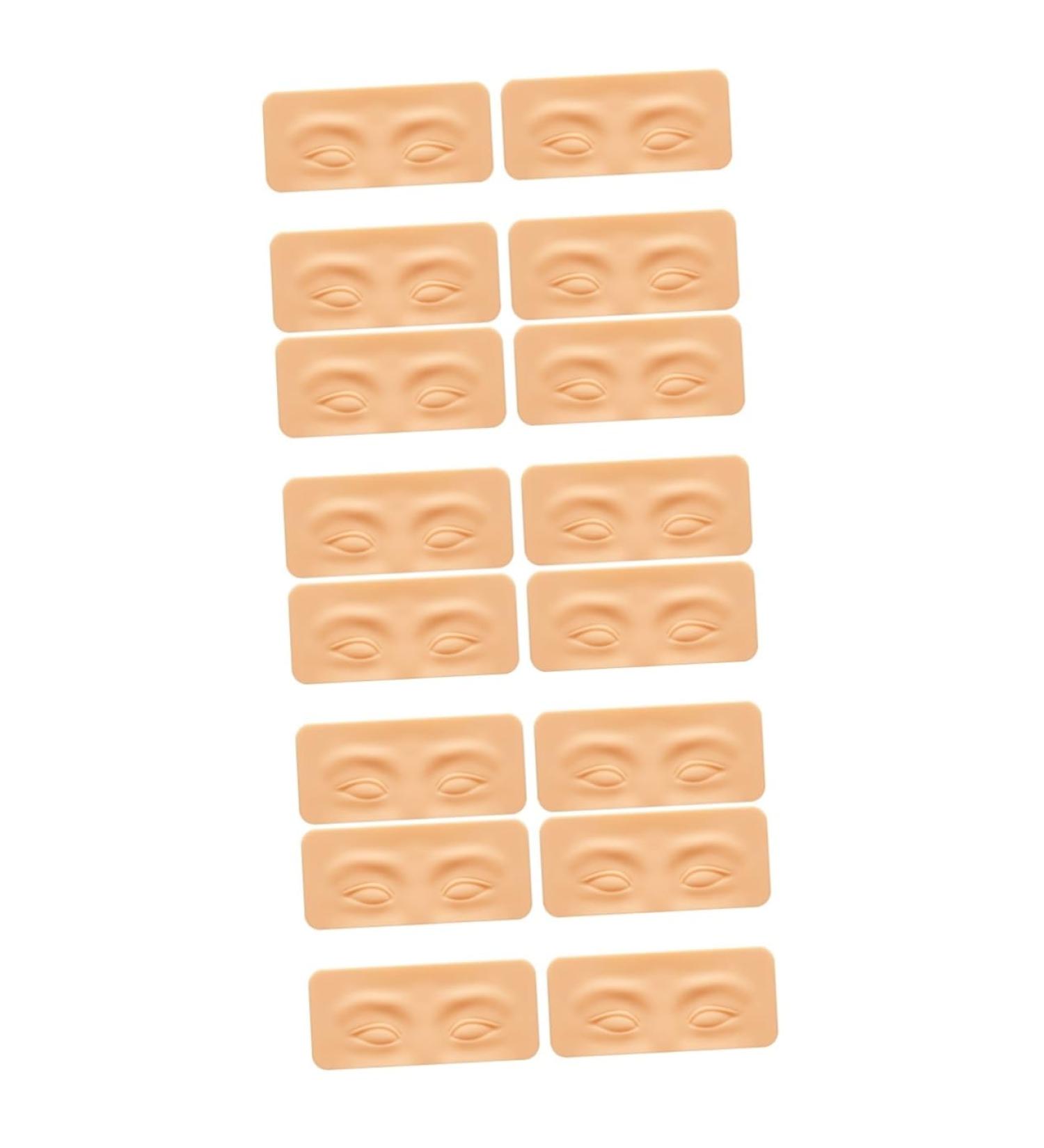 Baluue 16 Pcs Eyebrow Practice Block Eye Make up Training Skin Practical Training Eye Skin 16x7cmx4pcs As Shownx4pcs - Buy Online on GoSupps.com