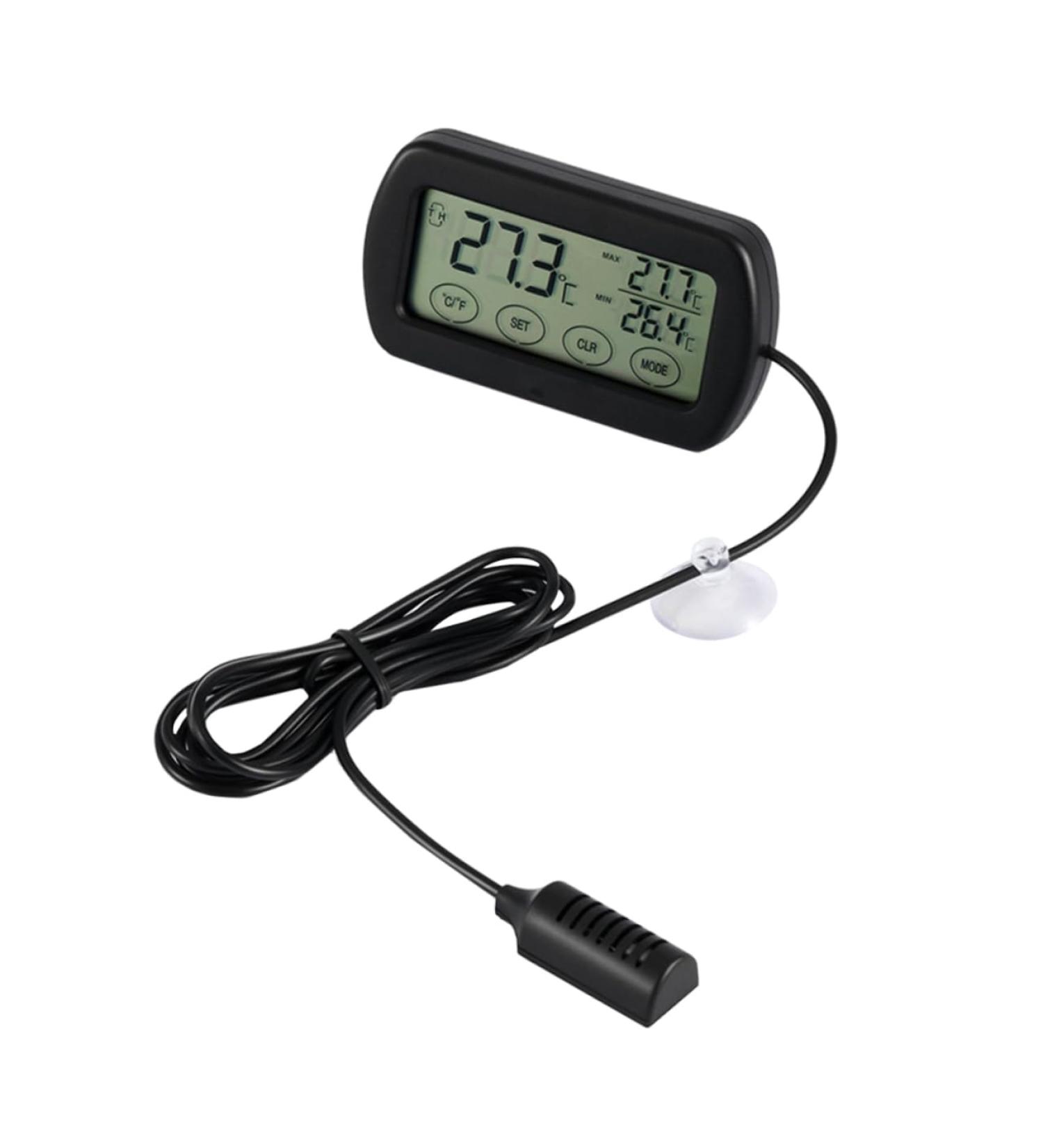 Yardwe Digital Thermometer & Hygrometer Monitor - Ideal for Pets & Egg Incubation | International Shipping Available - Buy Online on GoSupps.com