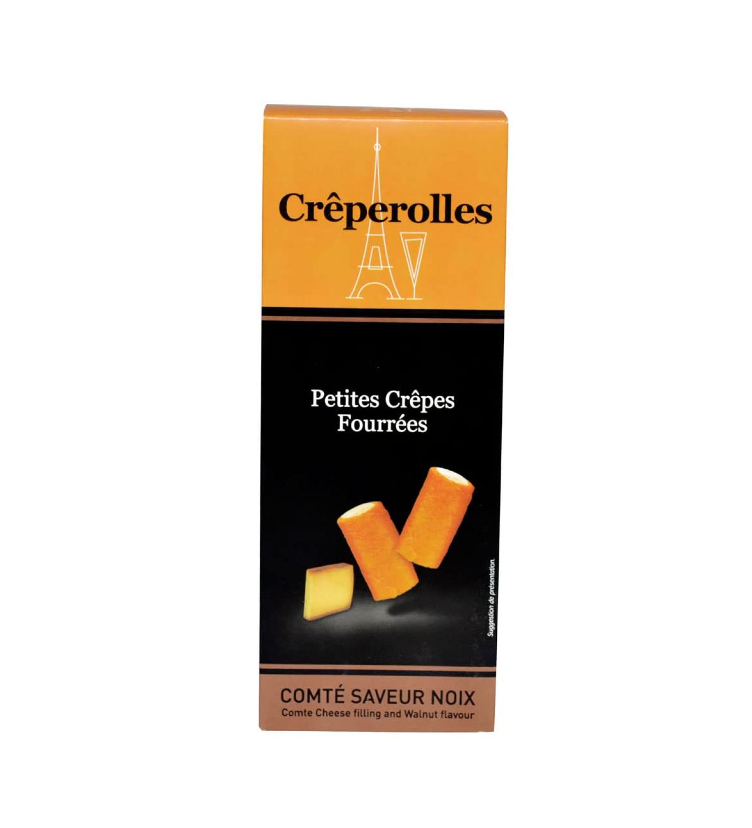 CR PEROLLES - small filled cr pes with Comt - nut filling - Millcrepes - 100g quantity: 3 pieces