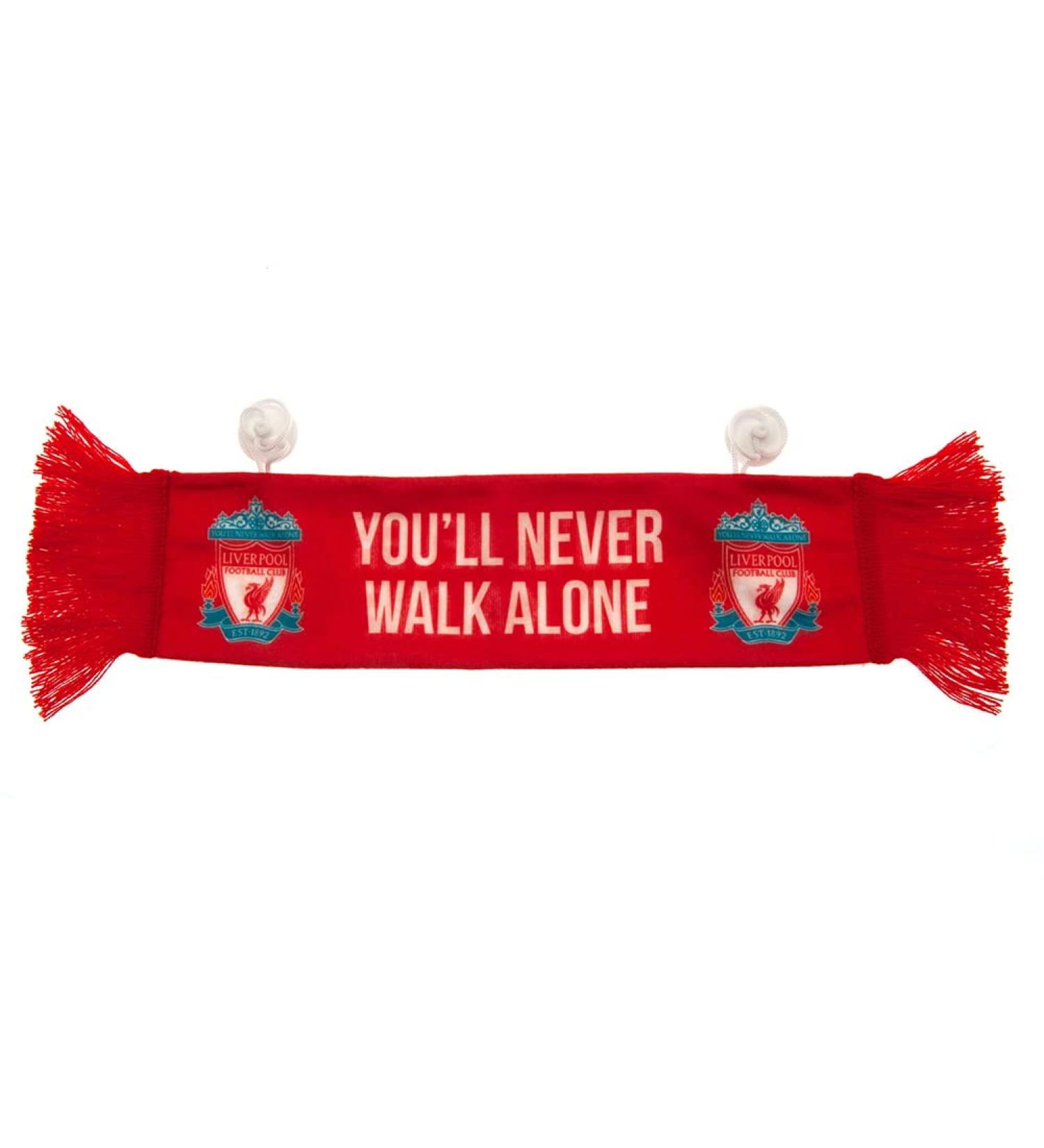 Liverpool FC Mini Car Scarf CR | Official Merchandise | International Shipping Available - Buy Online on GoSupps.com