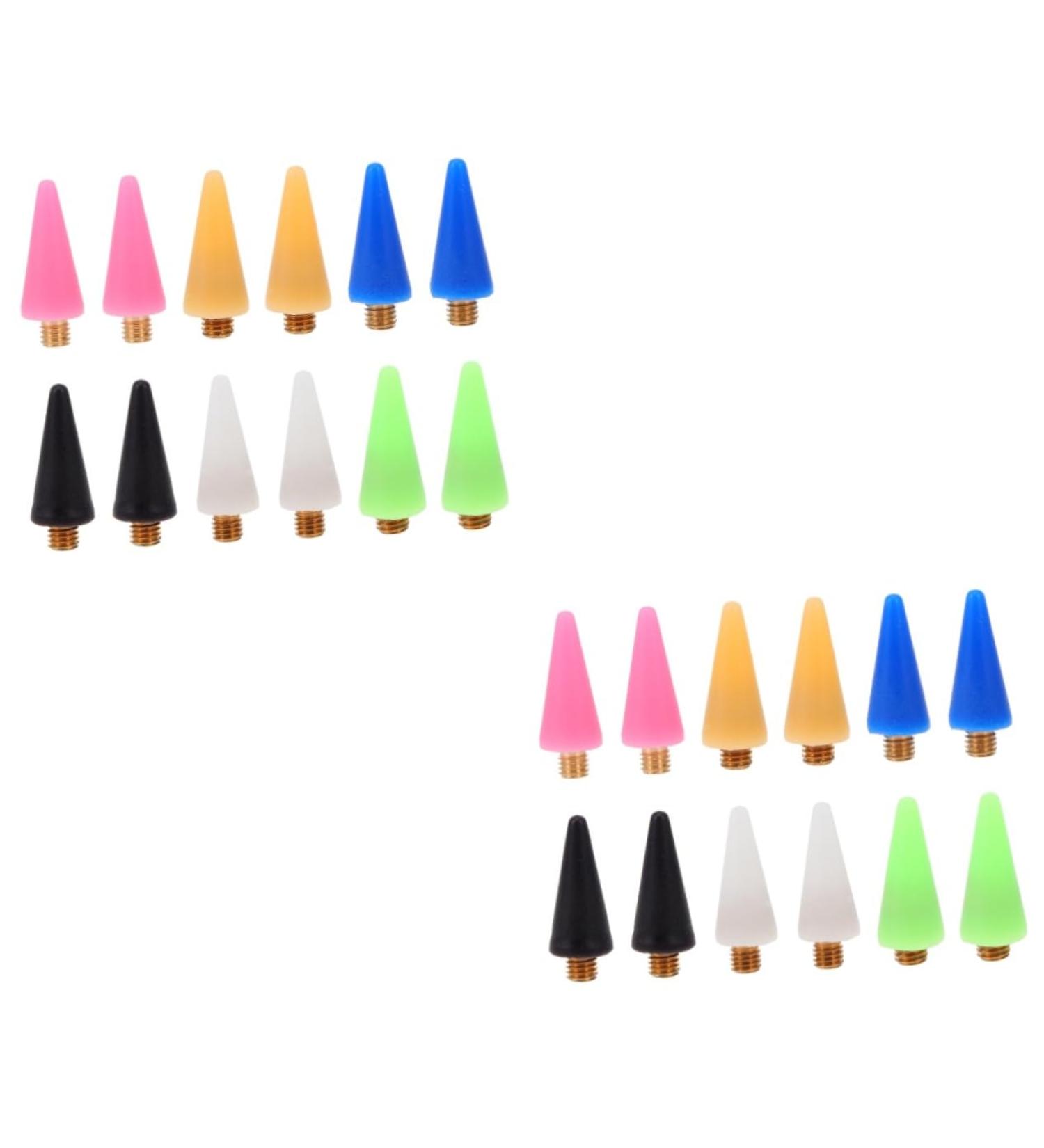 Beavorty 24pcs Nail Art Tool Replacement Wax Tips for Dotting Pen Multi-Color Easy to Install Nail Rhinestones Picker for Decoration - Buy Online on GoSupps.com